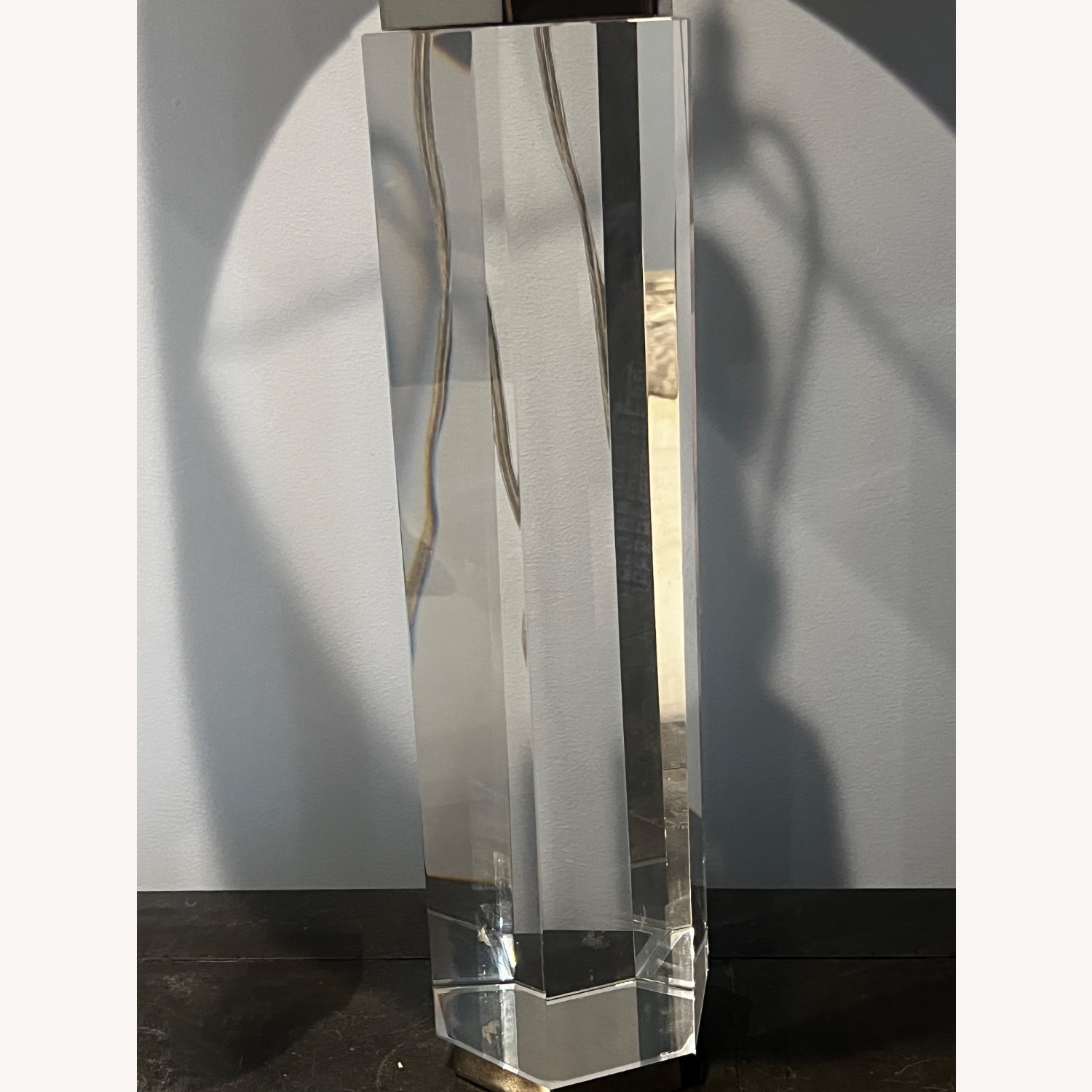 RH Hexagonal Column Crystal Table Lamp - image-3
