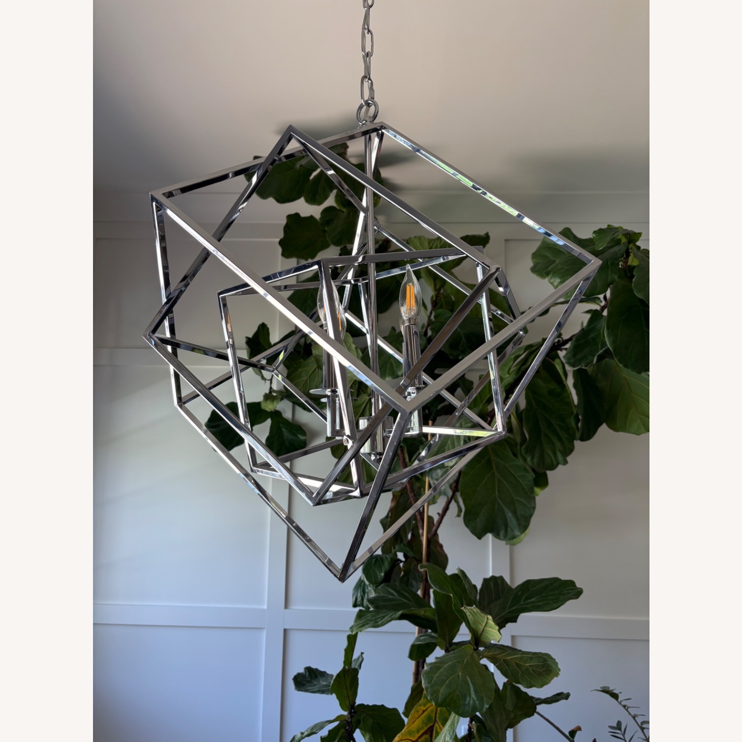 Cisco Brothers Chrome Ceiling Lamp - image-1