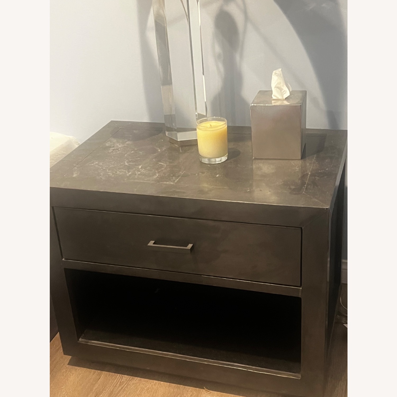 Lasalle Metal Wrapped 30” Open Nightstand  - image-2