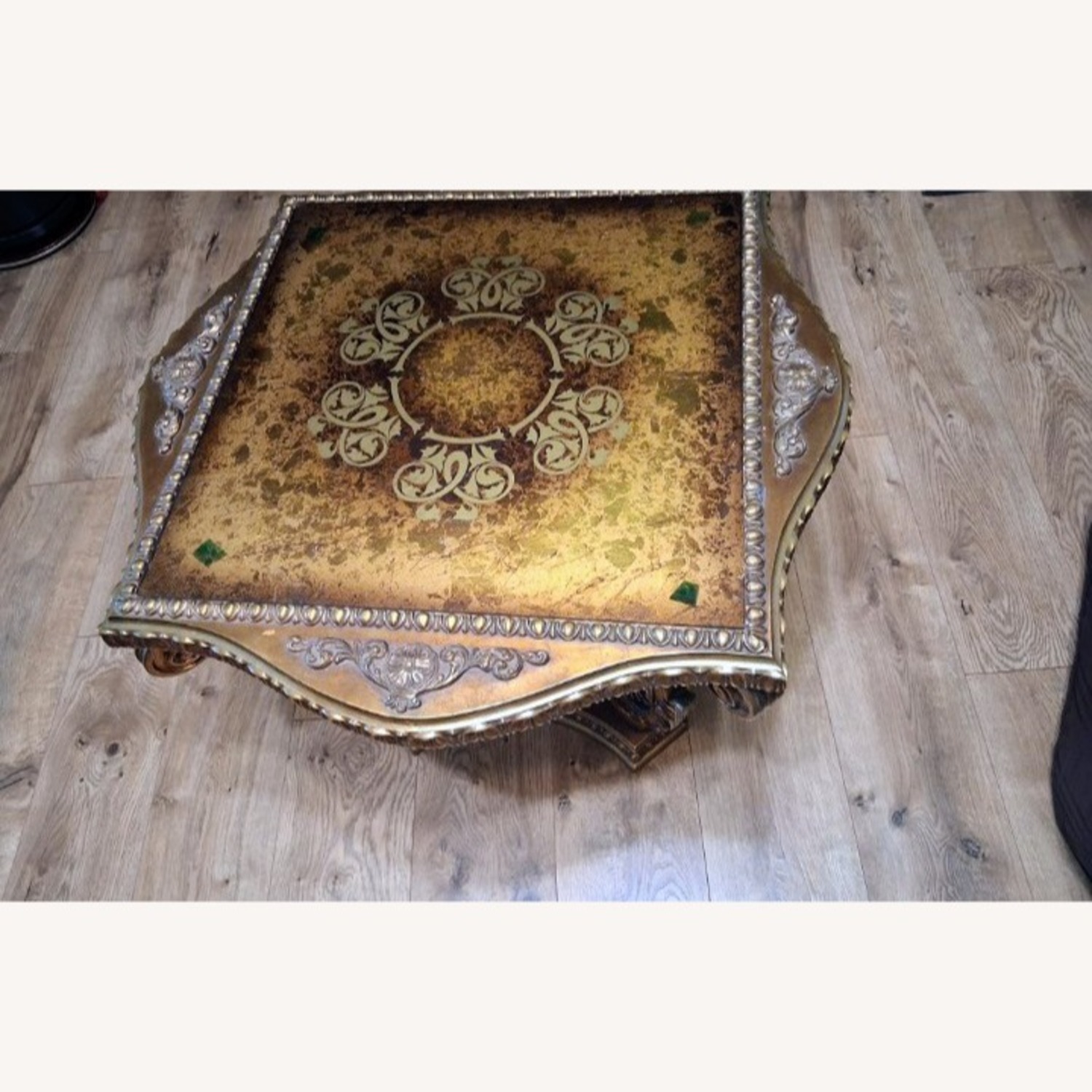 Vintage Gold Table - image-2