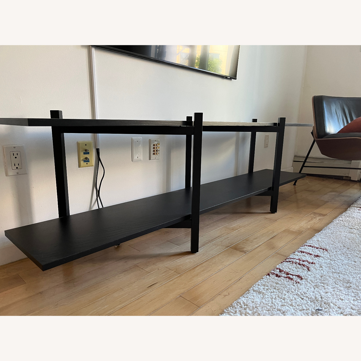 Hem Zig Zag Media Shelf - Black - image-2