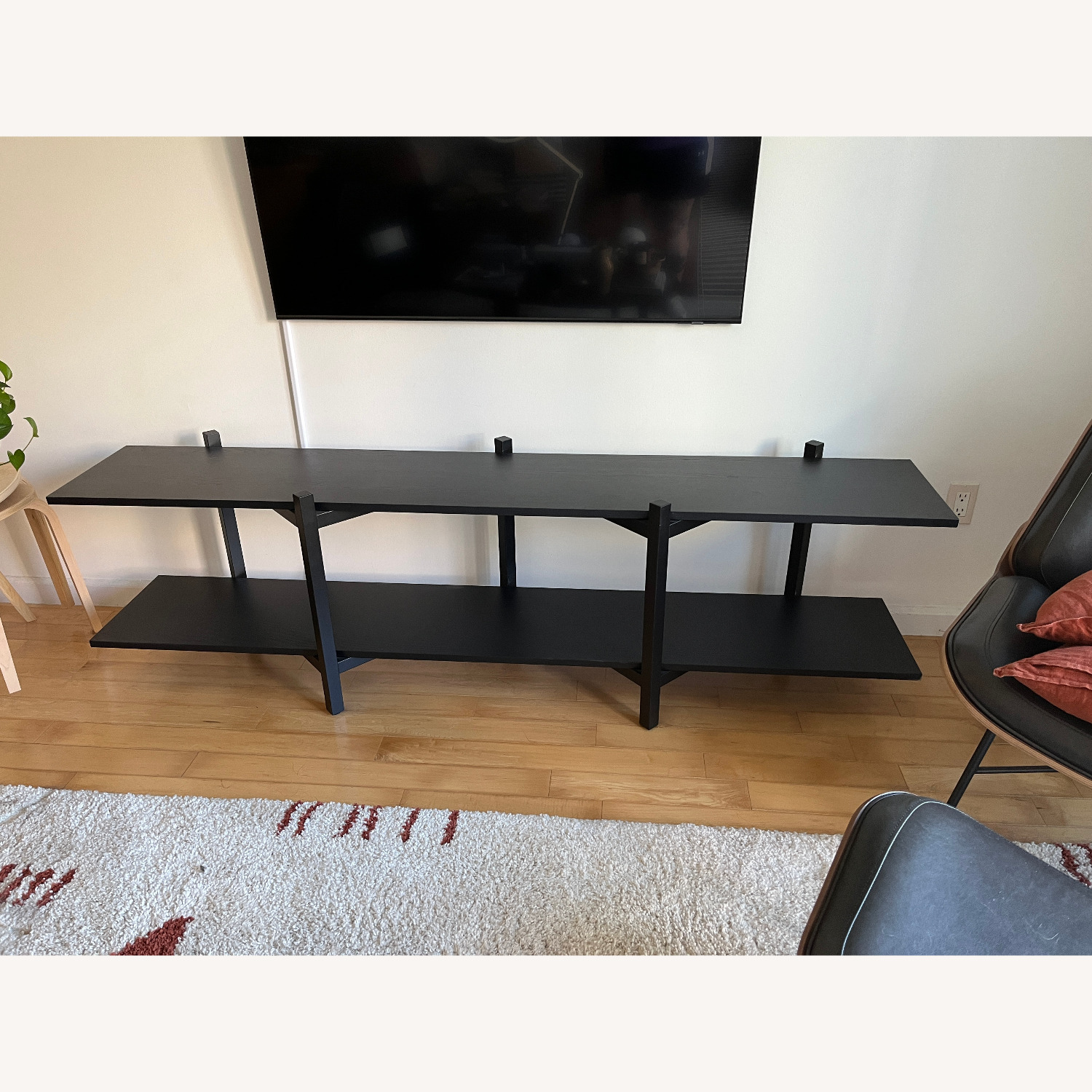 Hem Zig Zag Media Shelf - Black - image-1