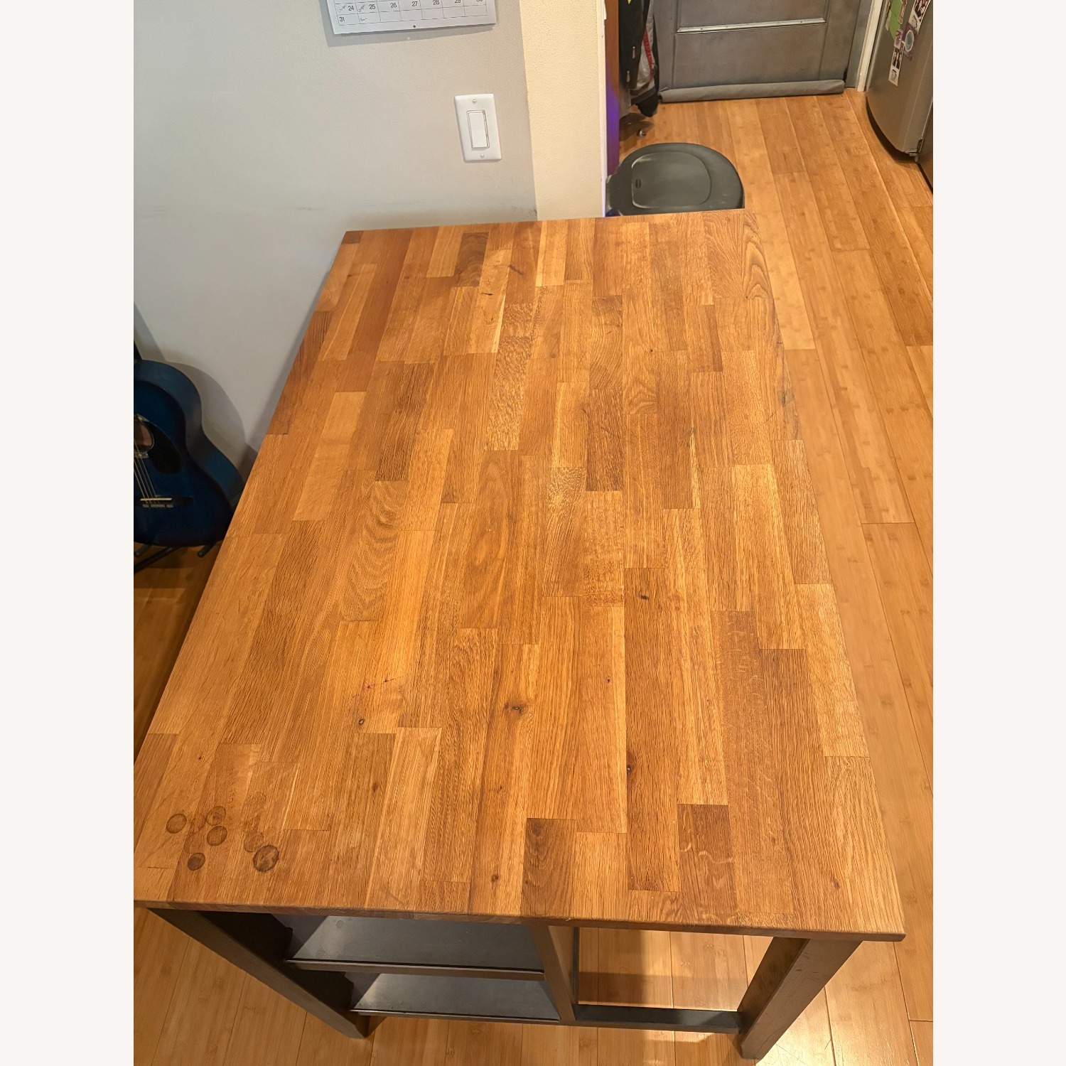 IKEA VADHOLMA Kitchen Island Black Oak - image-4