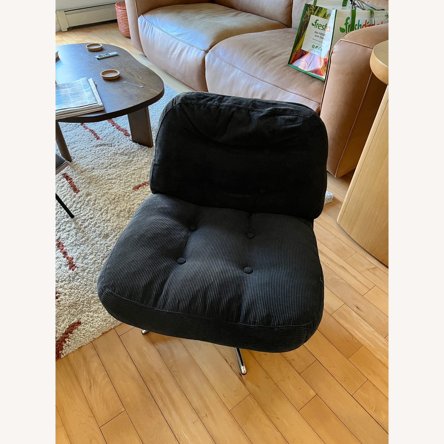 IKEA DYVLINGE ブラック DYVLINGE ディヴリンゲ 回転イージーチェア, ケーリンゲ