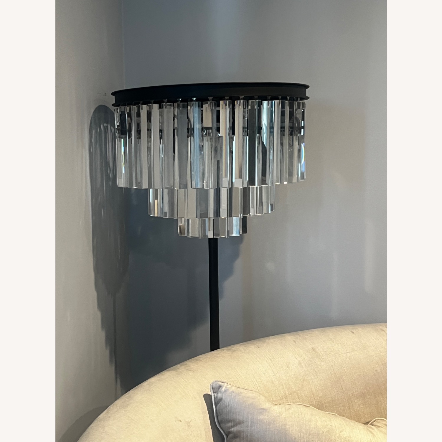 1920 Odeon Crystal Floor Lamp - image-3