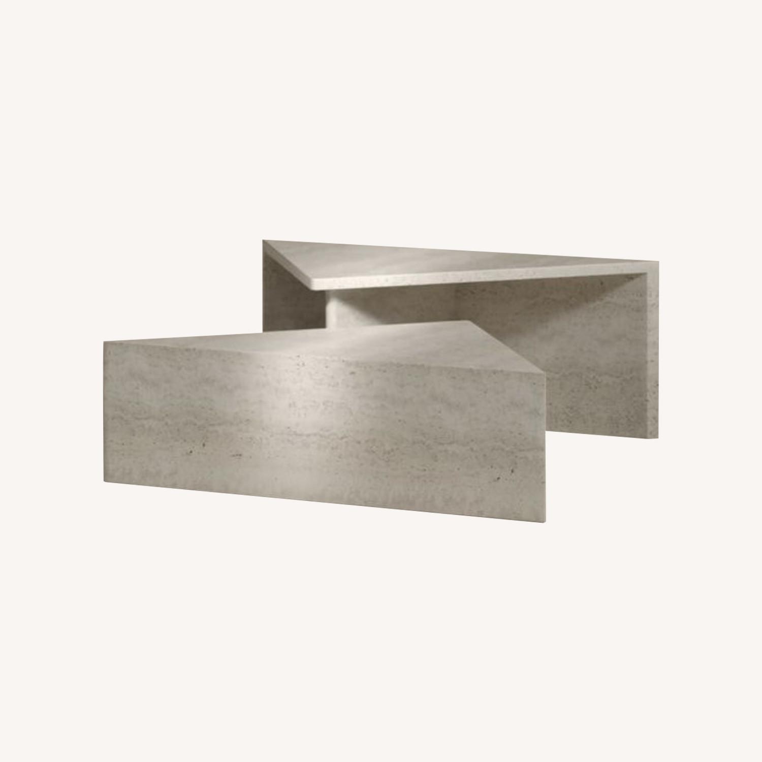 Travertine Coffee Tables (Nesting) - image-0