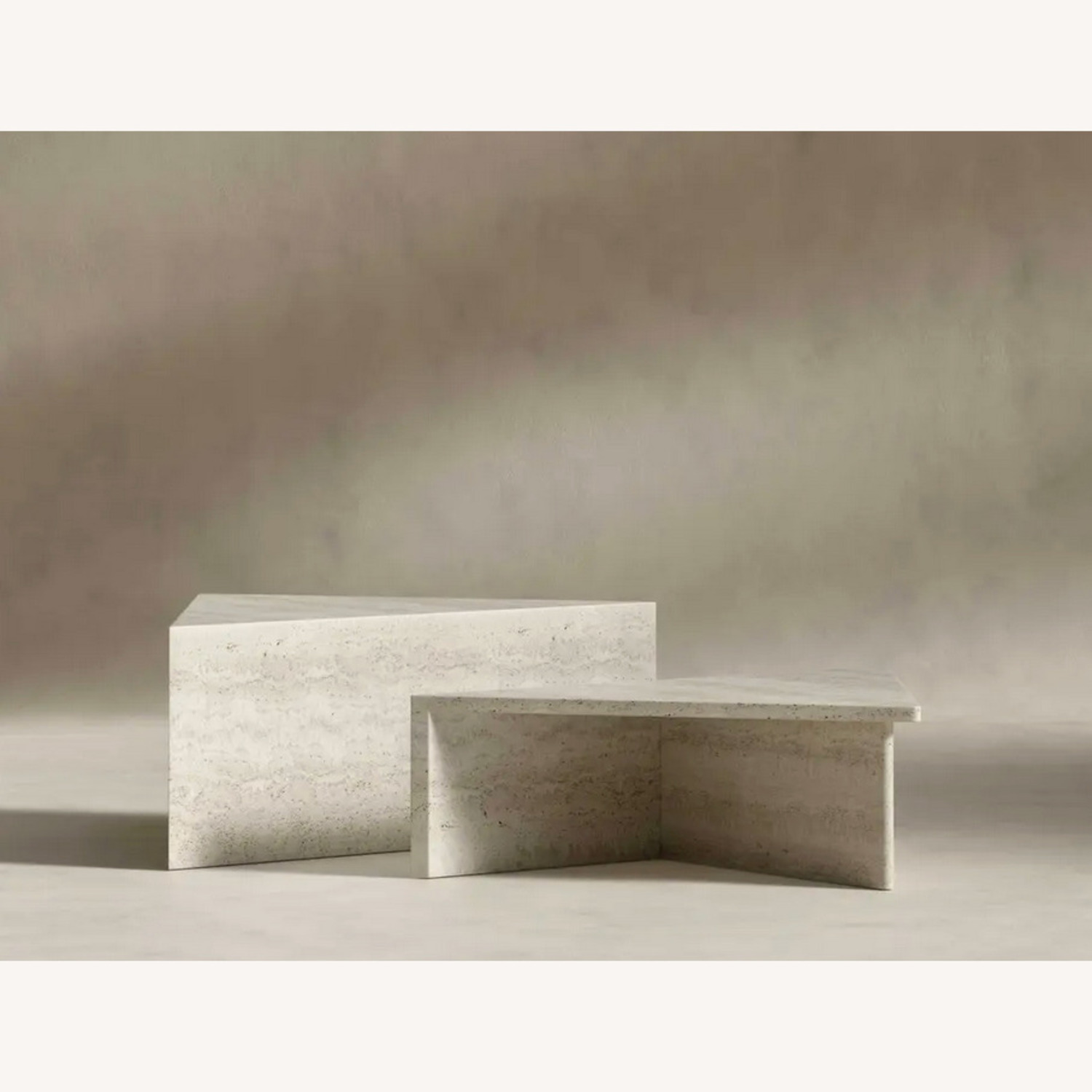 Travertine Coffee Tables (Nesting) - image-3