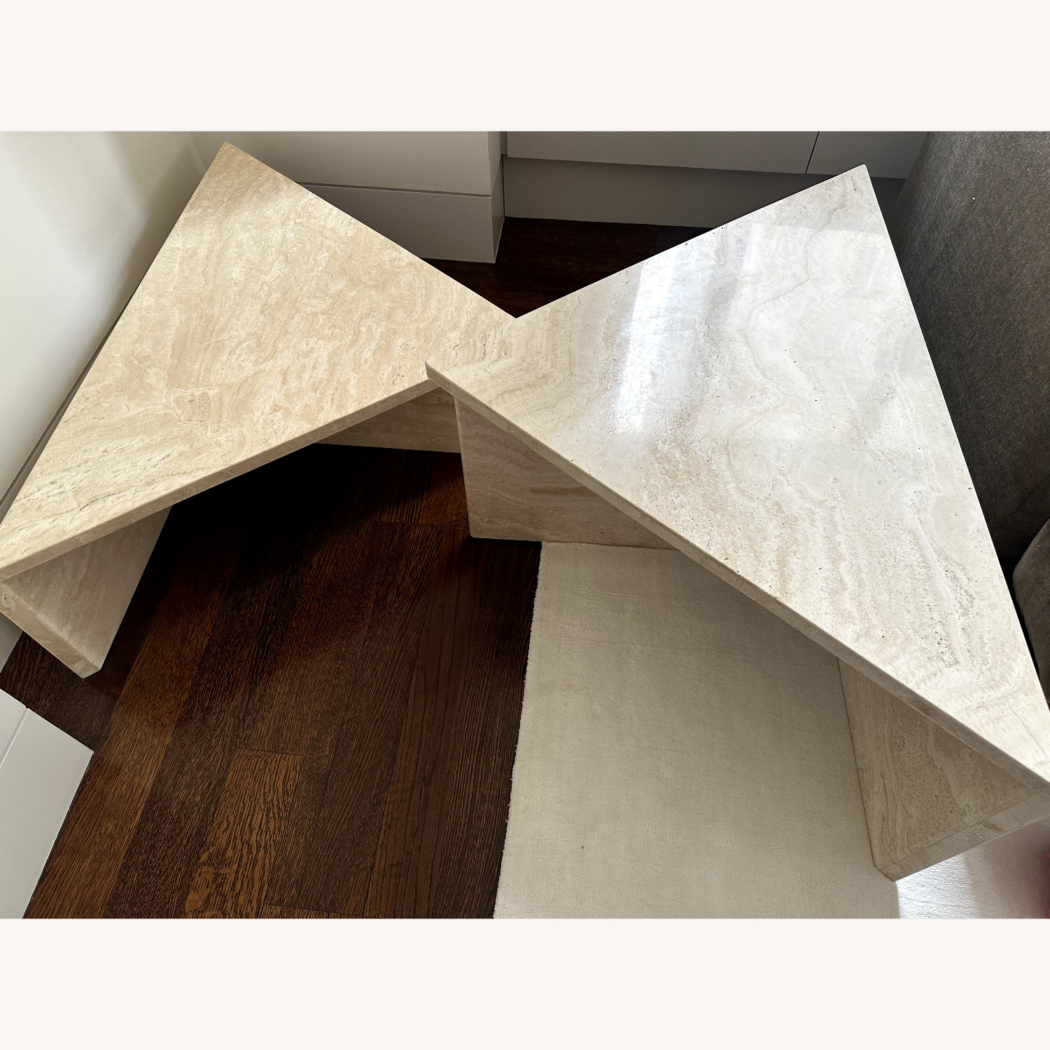Travertine Coffee Tables (Nesting) - image-1
