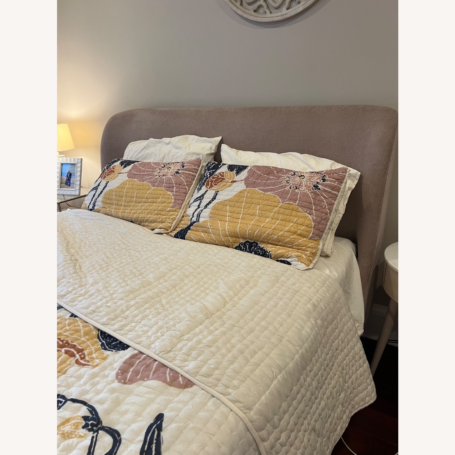 West Elm Lana Upholstered Queen Bed - image-2