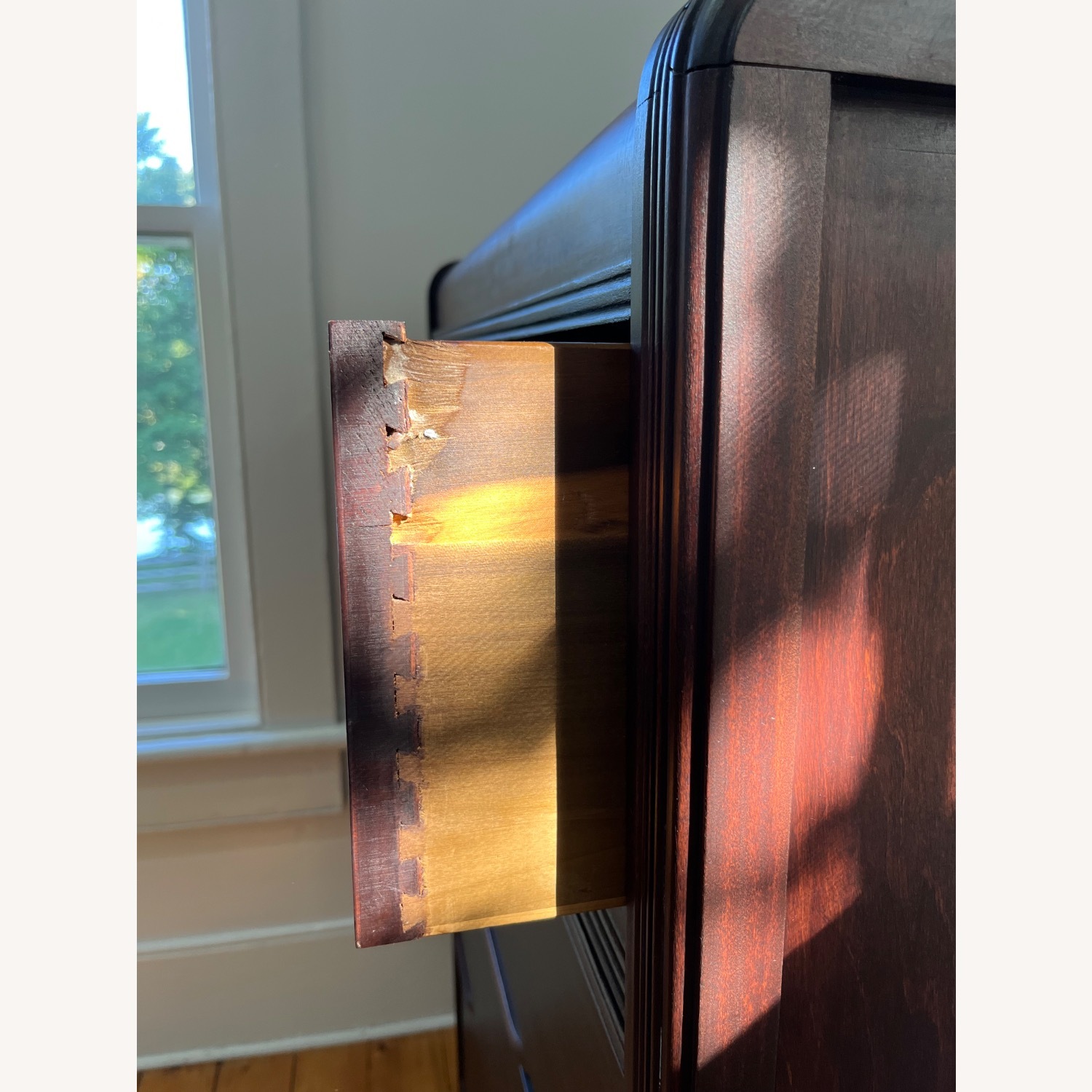 Vintage Art Deco Waterfall Dresser  - image-7