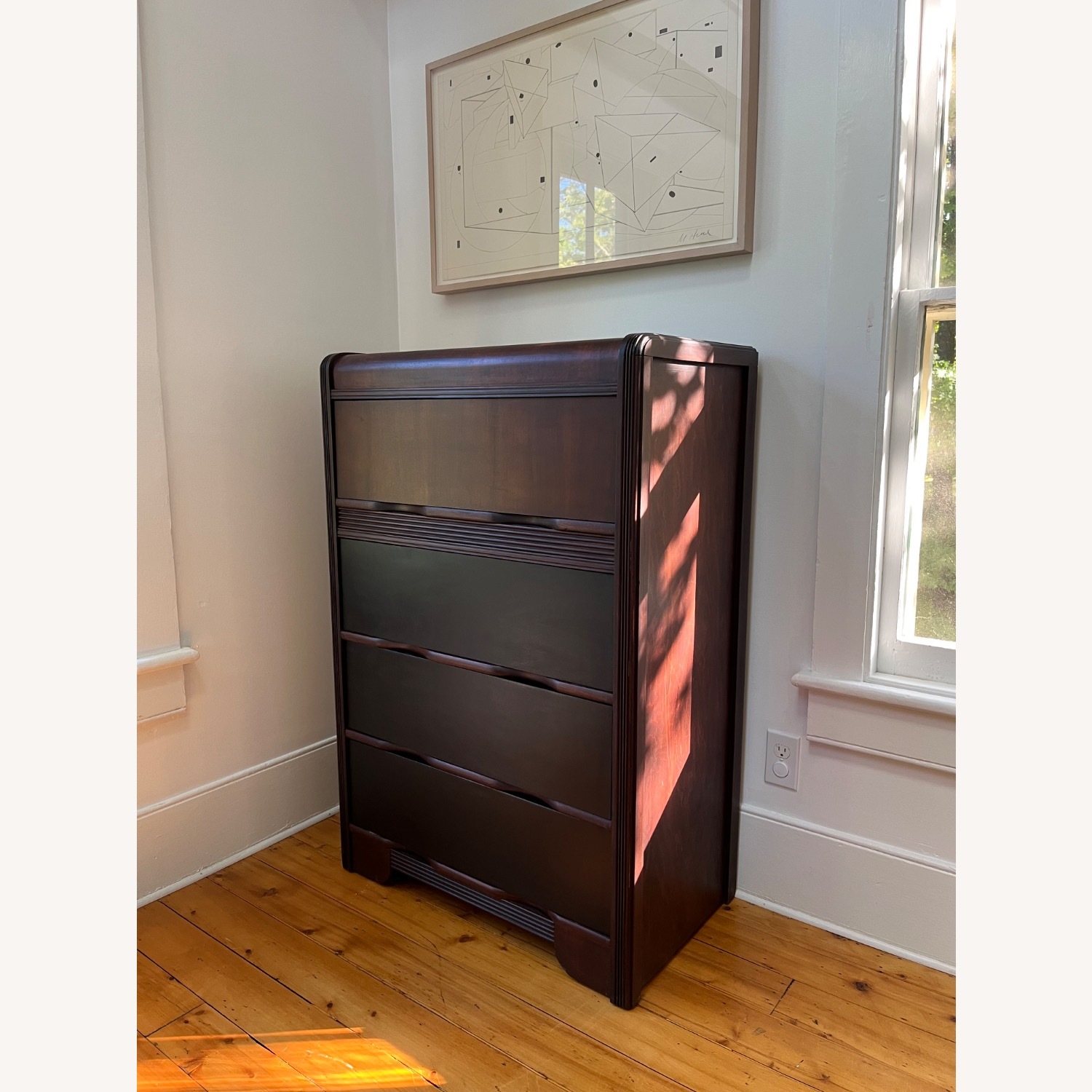 Vintage Art Deco Waterfall Dresser  - image-2