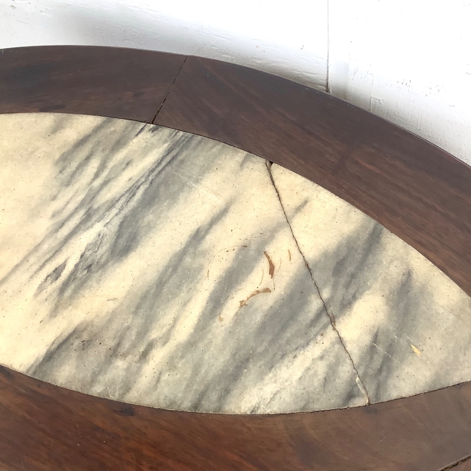 Antique Chinese Center Table With Stone Top - image-12