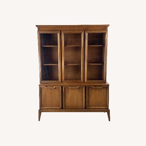 Used Mid-Century Sideboard W China Cabinet for sale on AptDeco