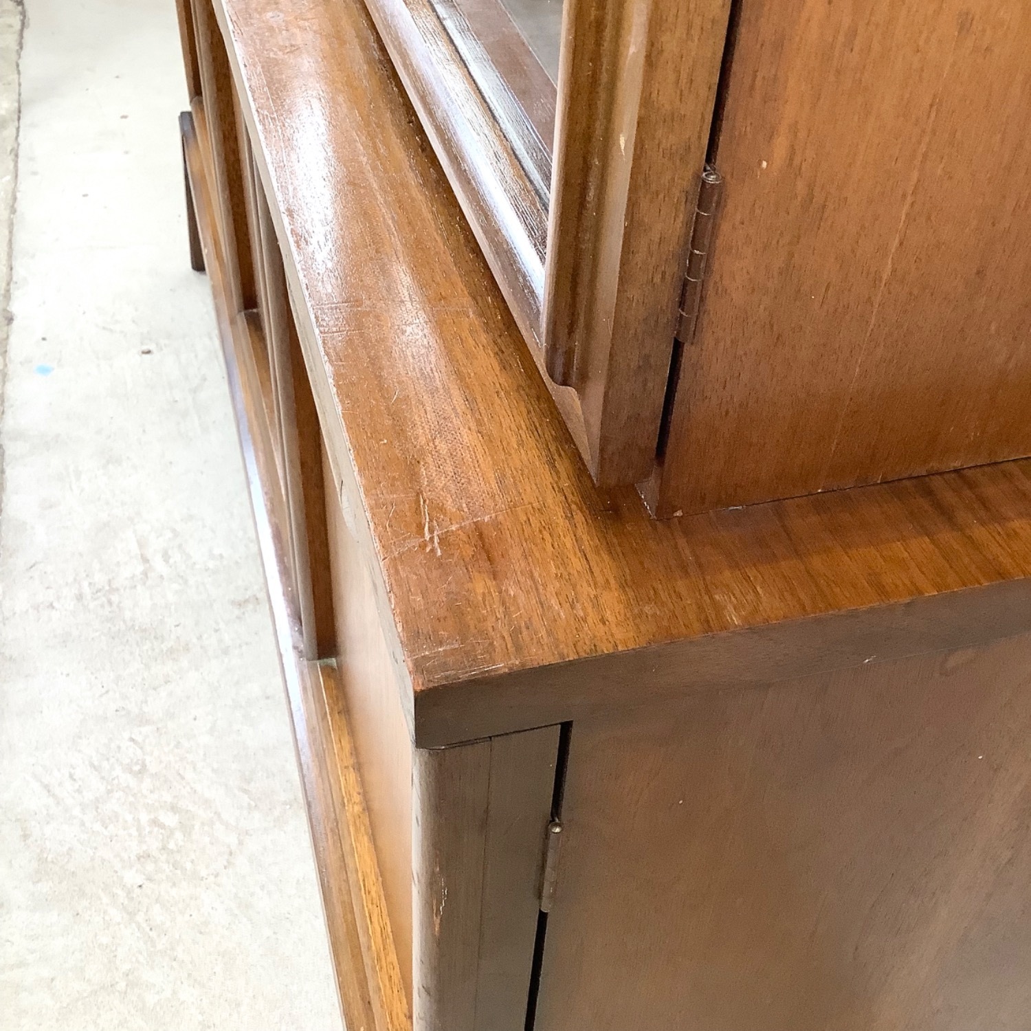 Mid-Century Sideboard W China Cabinet - image-18