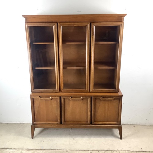 Used Mid-Century Sideboard W China Cabinet for sale on AptDeco
