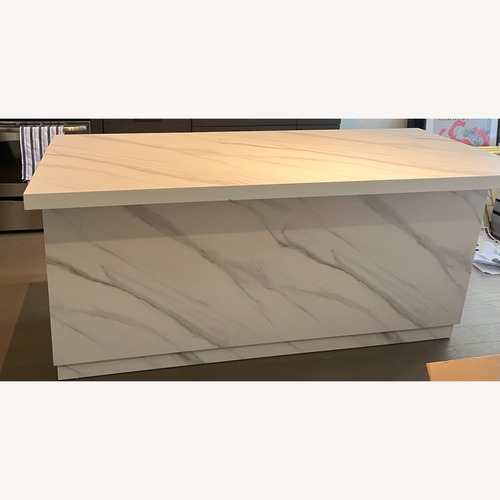 Used Wood Kitchen Island with Multi-Storage for sale on AptDeco