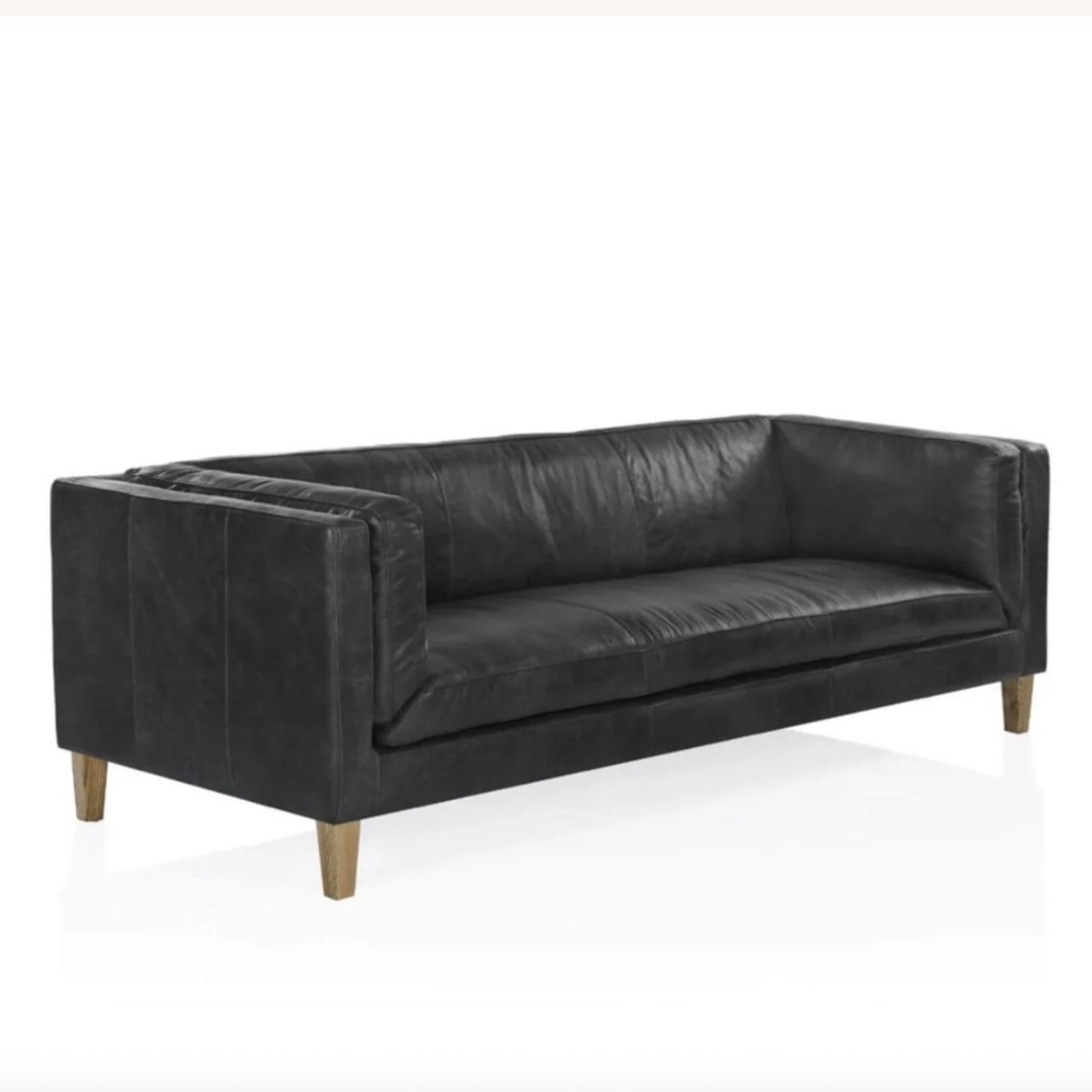 Coco Republic Leather Vittoria Sofa  - image-1