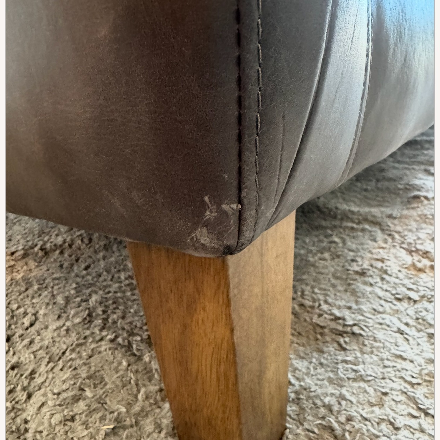 Coco Republic Leather Vittoria Sofa  - image-2