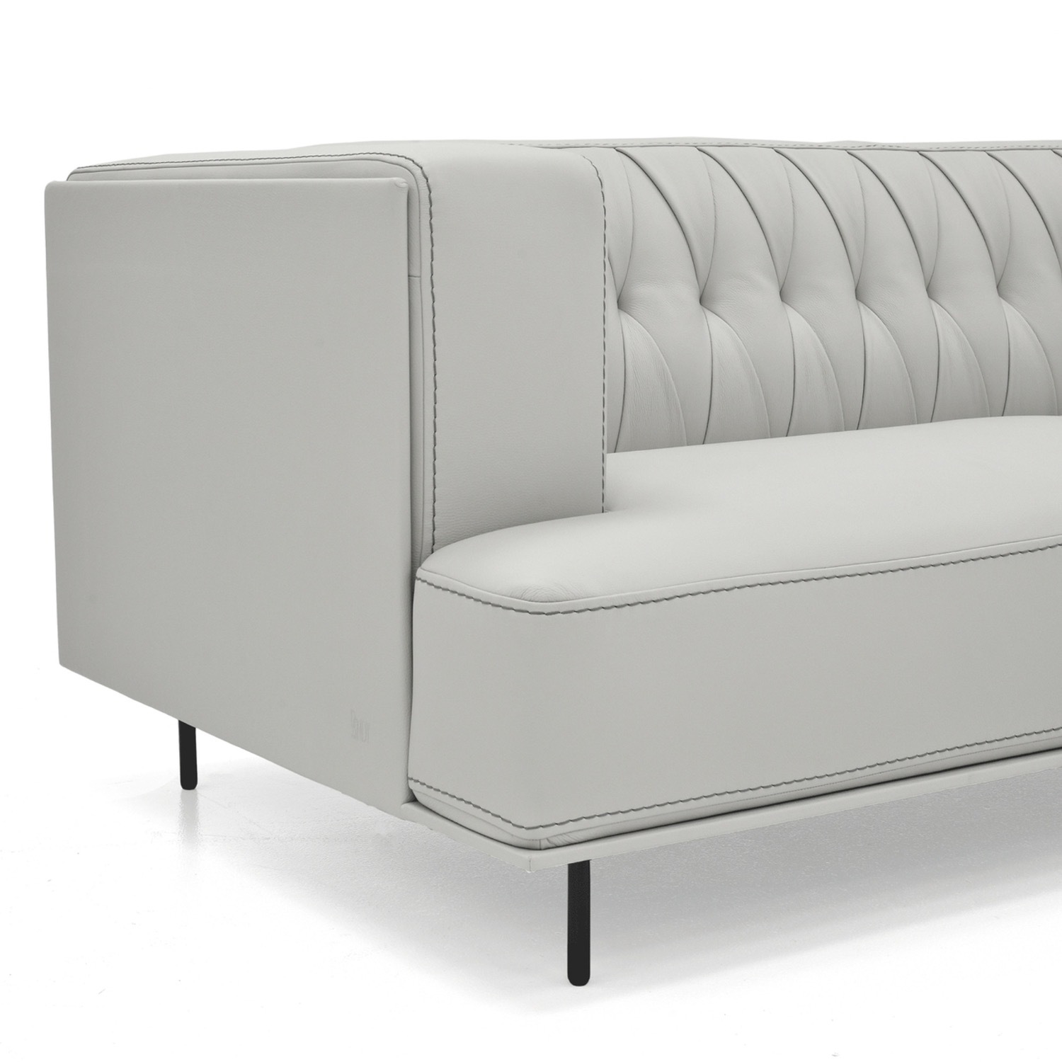 Gamma Inc. Italian Leather Couch - image-4