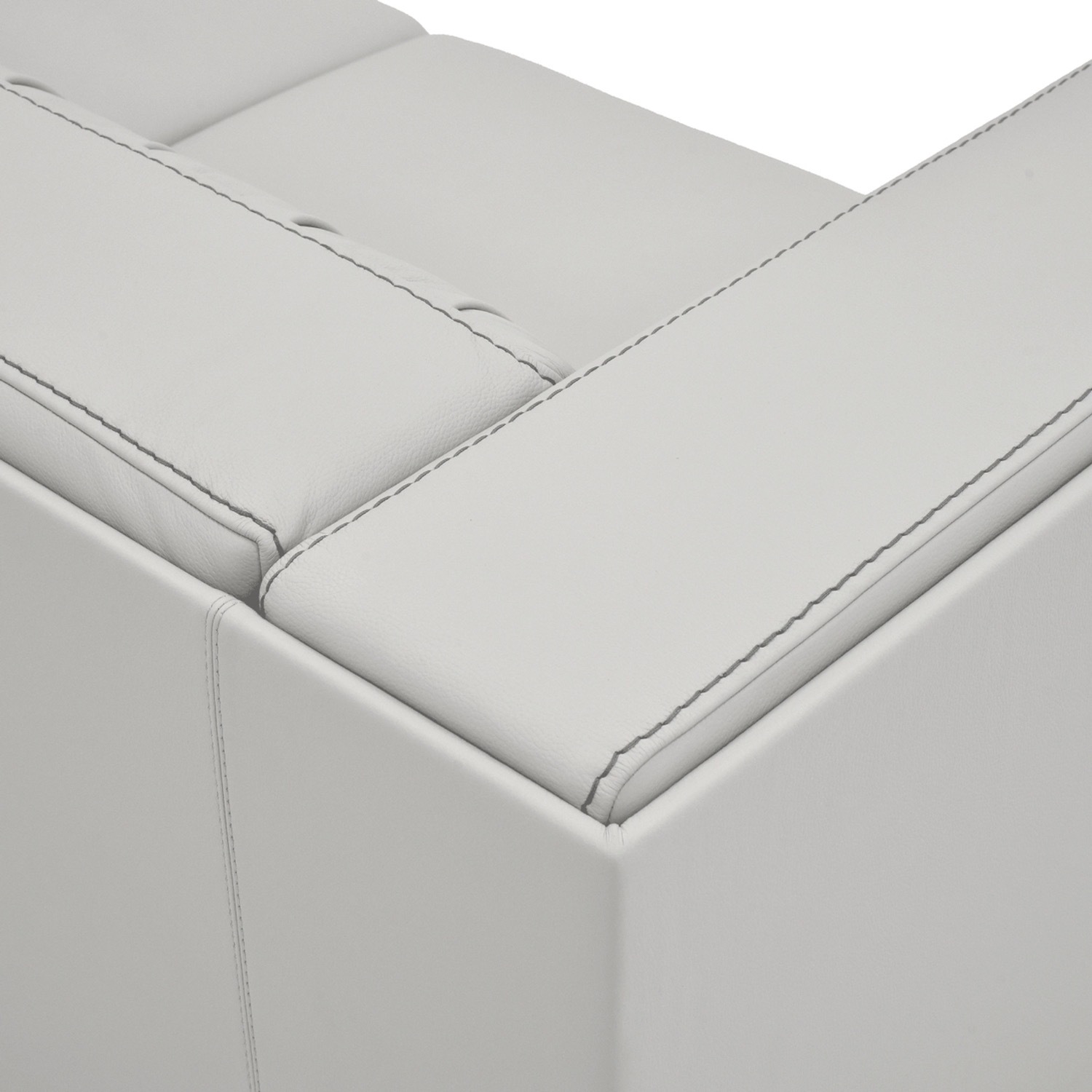 Gamma Inc. Italian Leather Couch - image-5