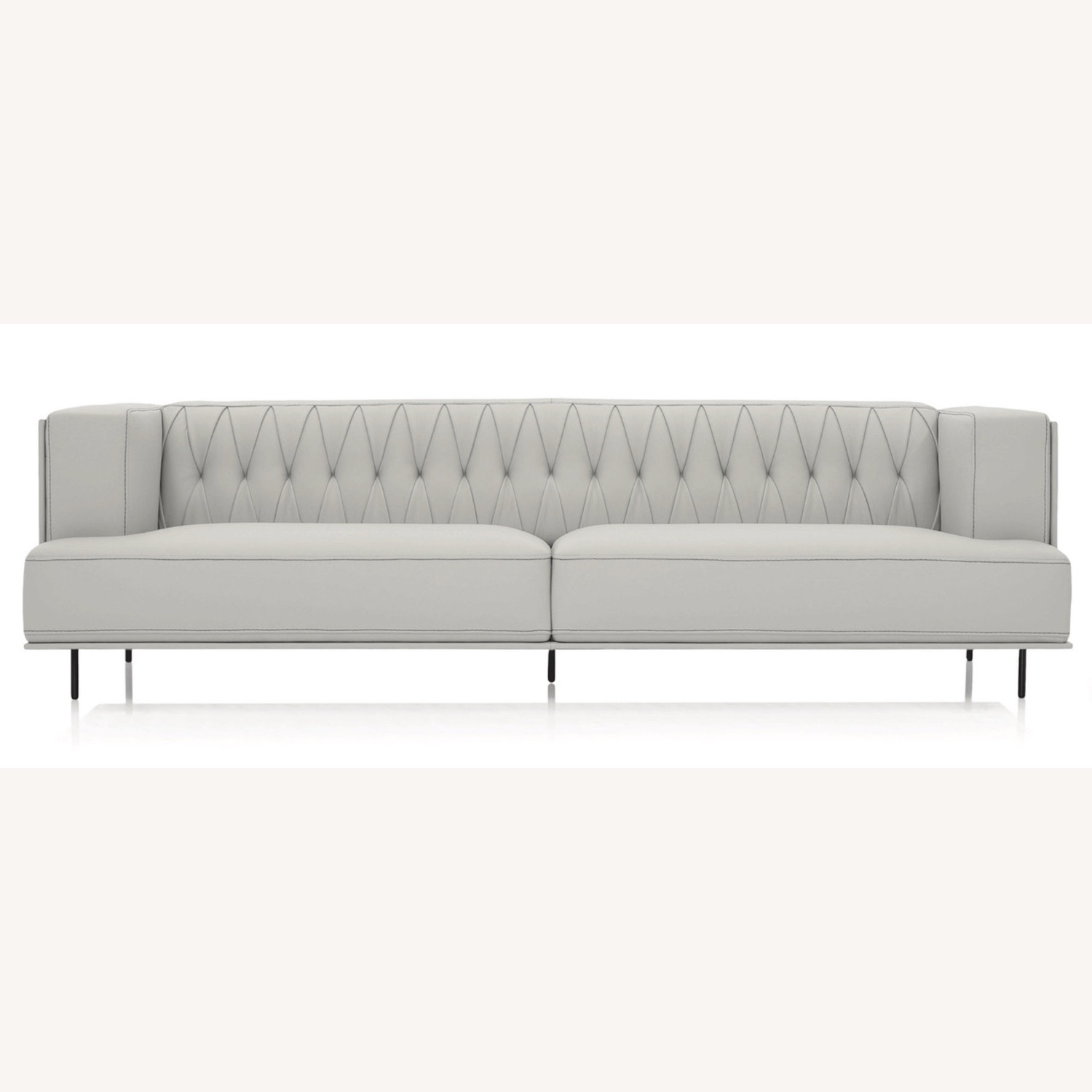 Gamma Inc. Italian Leather Couch - image-2