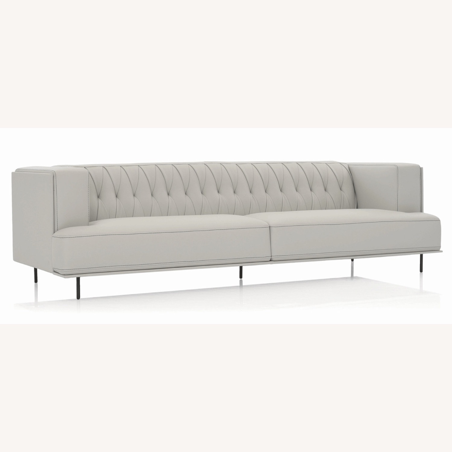 Gamma Inc. Italian Leather Couch - image-3