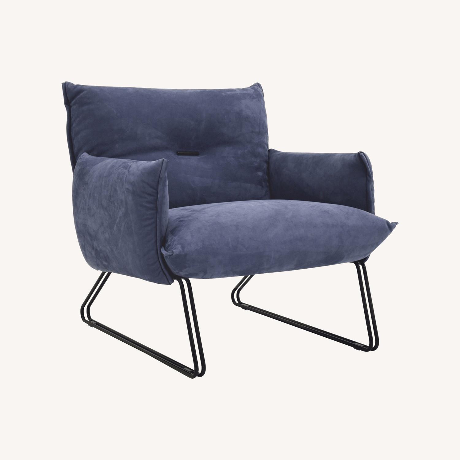 Gamma Margot Pair of Leather Armchairs - image-0