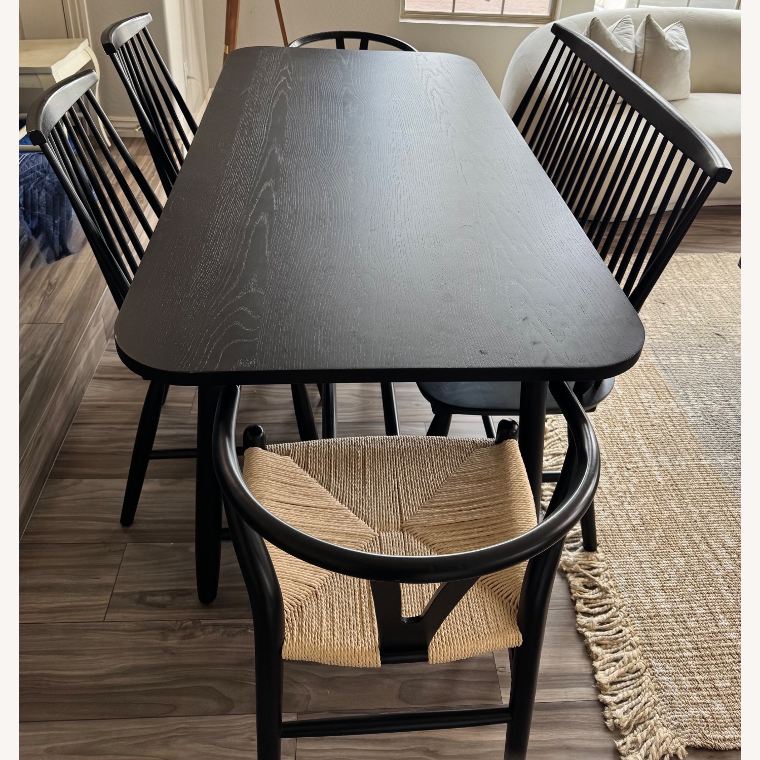 Black Hearth and Hand with Magnolia Dining Set - image-1