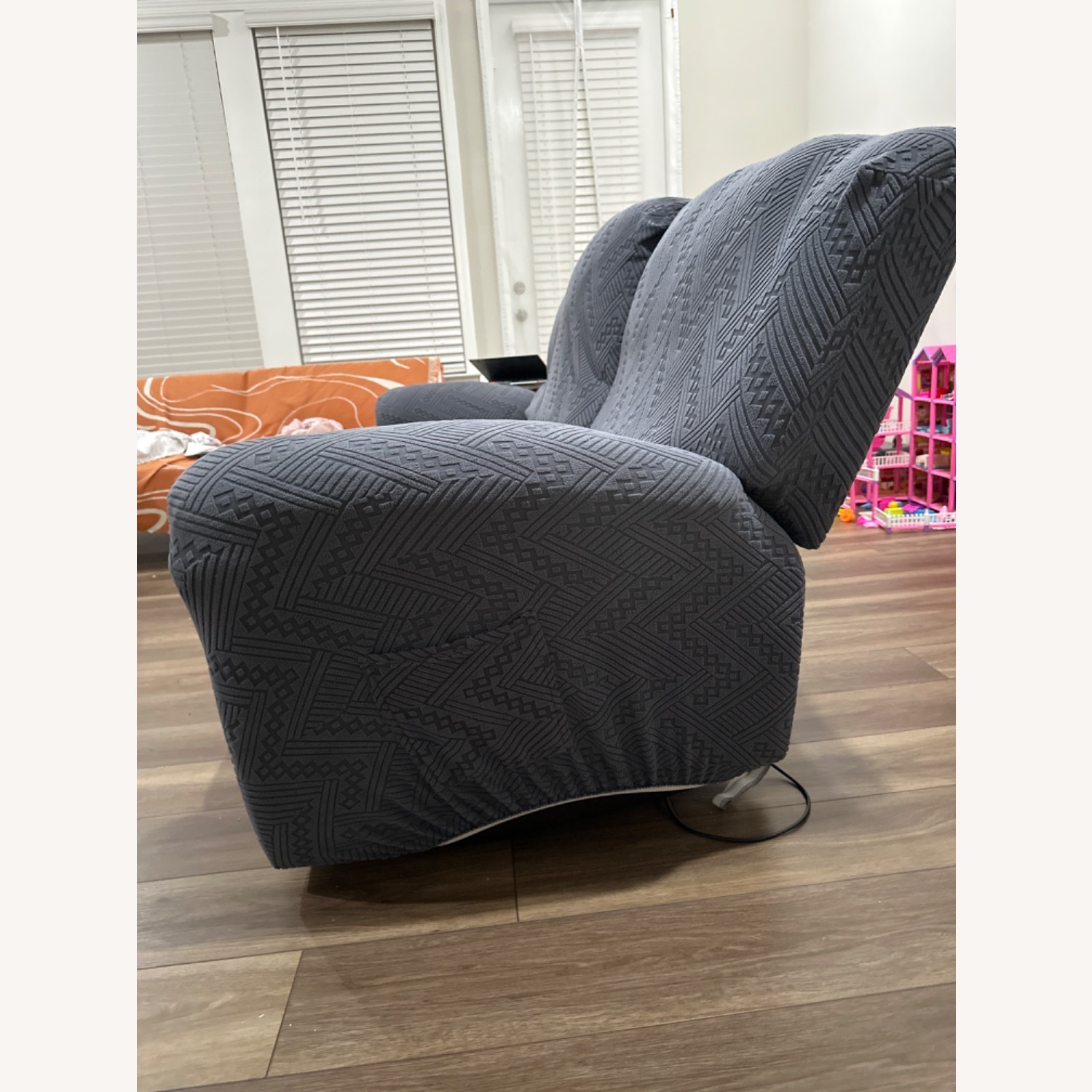 American Signature Monte Carlo Leather Power Recliner - image-2