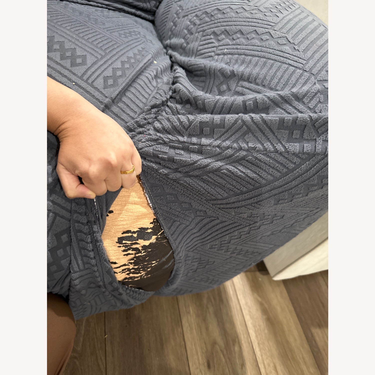 American Signature Monte Carlo Leather Power Recliner - image-3