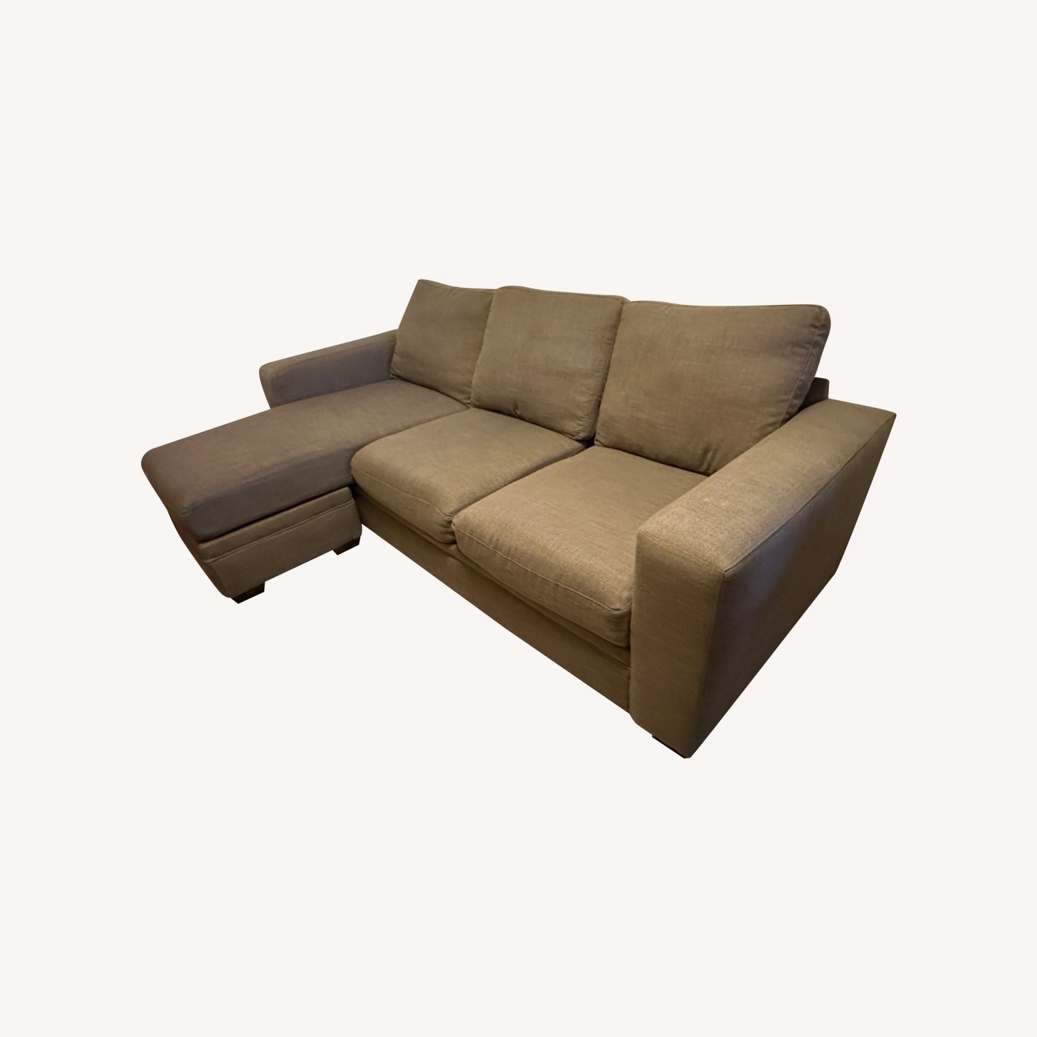 Raymour & Flanigan Samson Sofa Chaise Gray - image-5