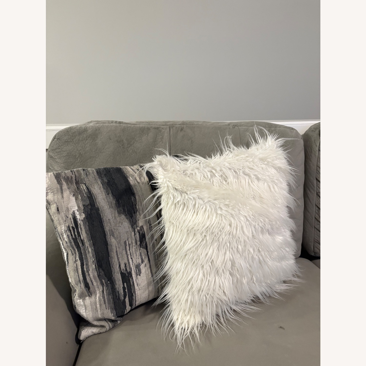 American Signature 3Pc Sectional-Cordelle Gray - image-5