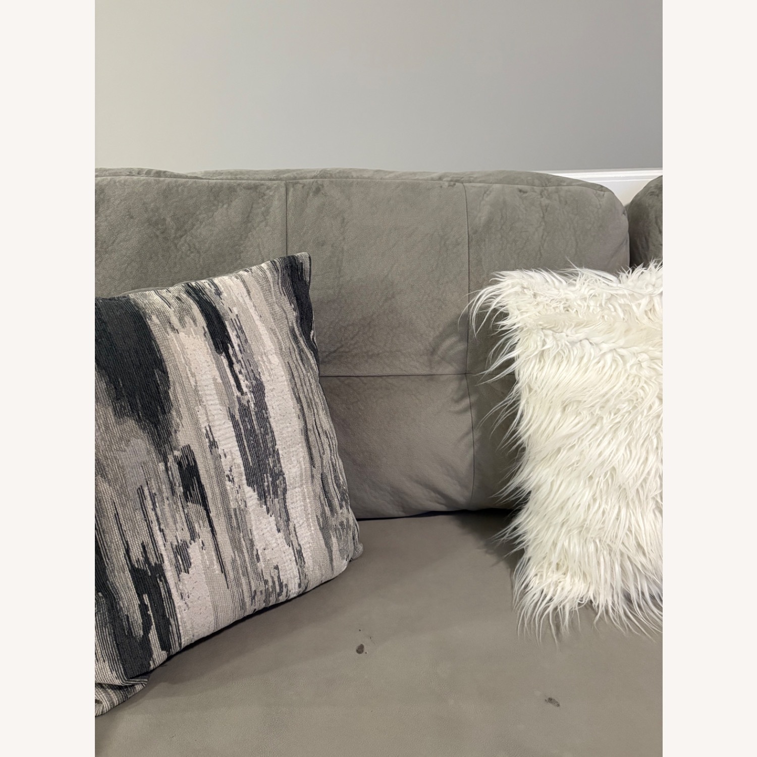 American Signature 3Pc Sectional-Cordelle Gray - image-3