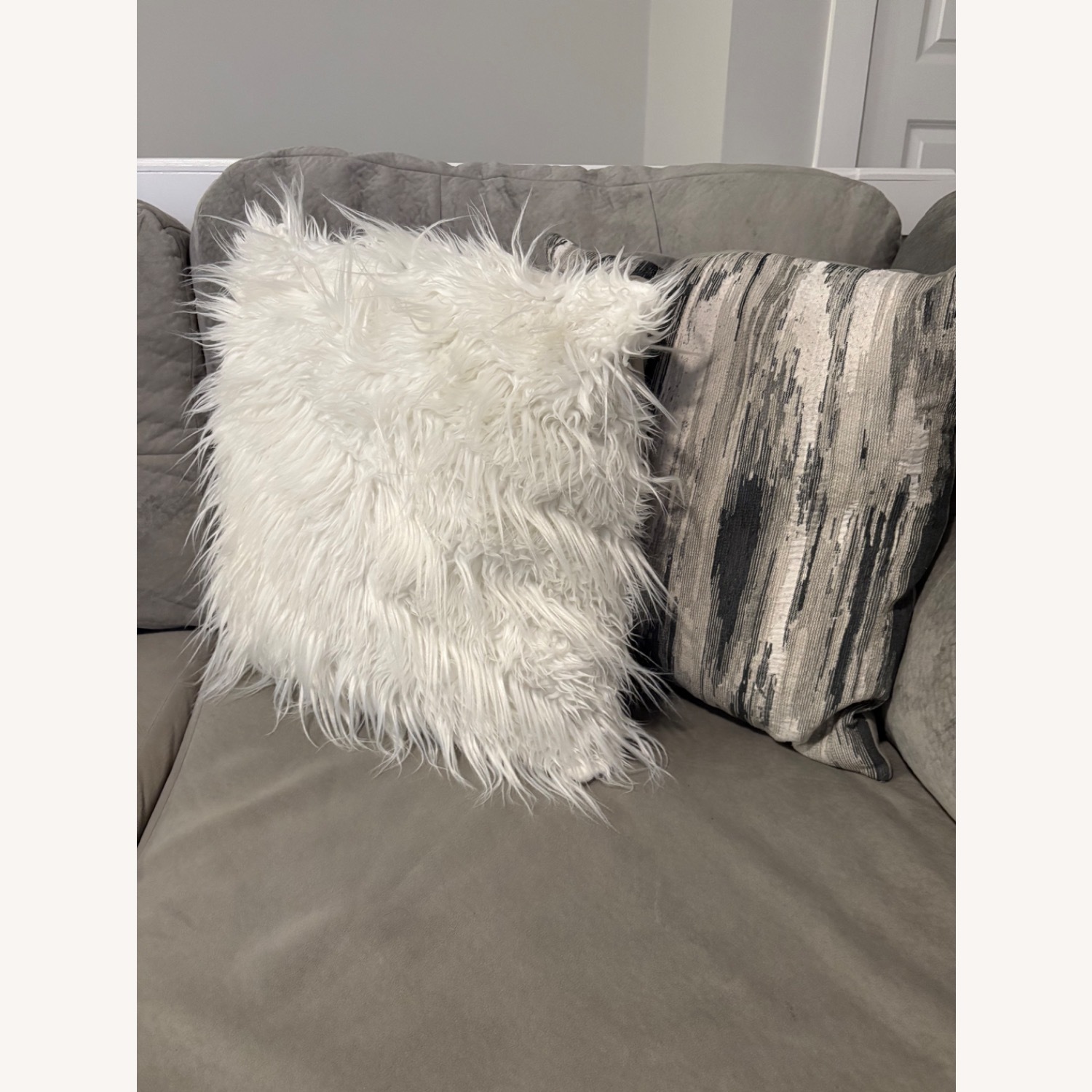 American Signature 3Pc Sectional-Cordelle Gray - image-6