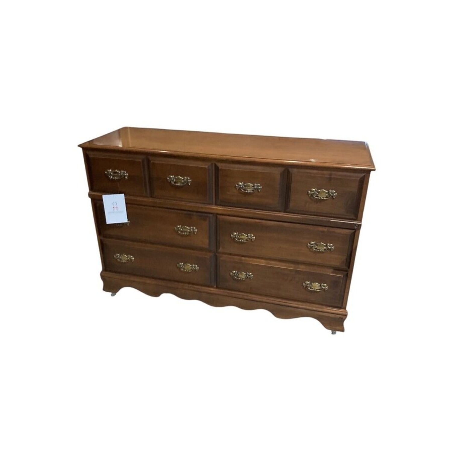 Traditional Solid Wood 6-Drawer Dresser - image-1