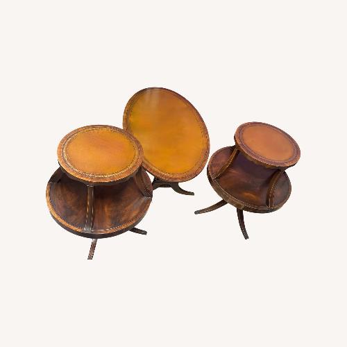 Used Vintage Regency Revival Tooled Leather Tops 1947 for sale on AptDeco