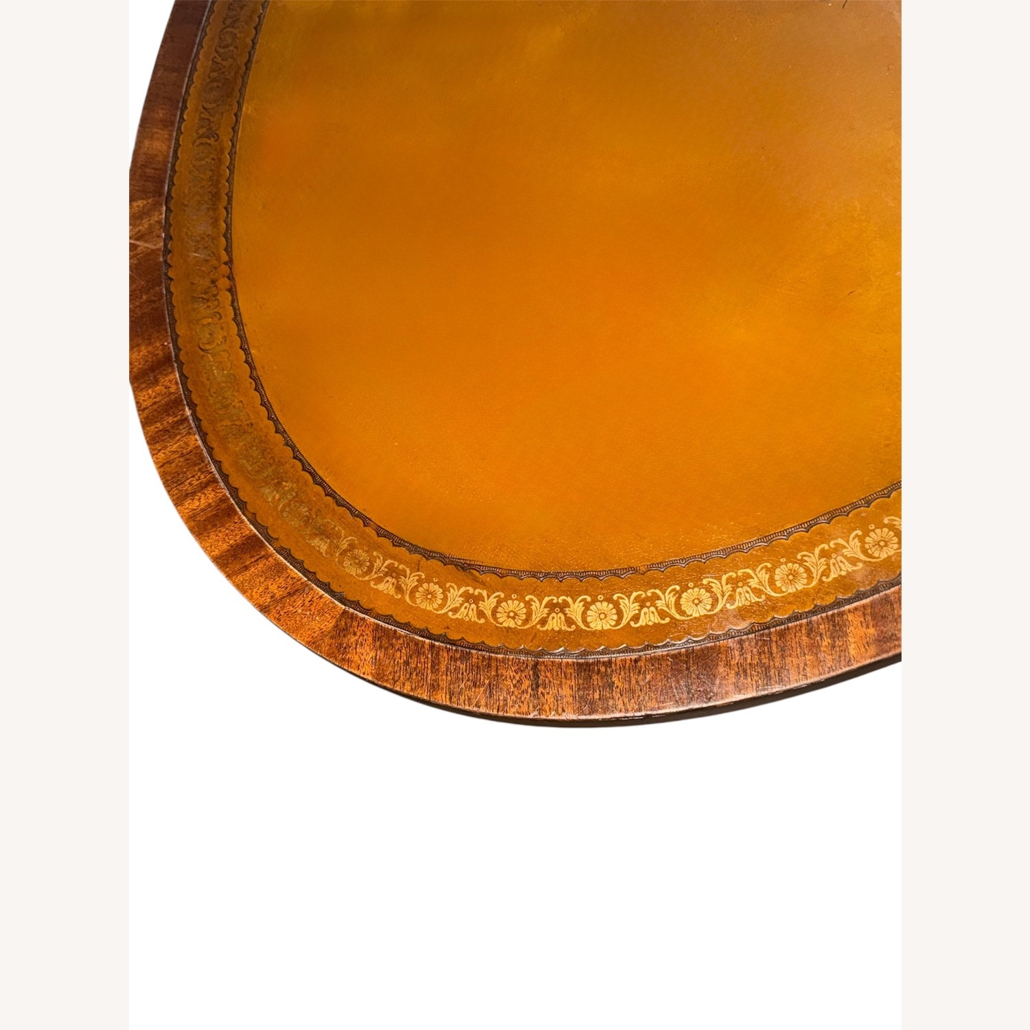 Vintage Regency Revival Tooled Leather Tops 1947 - image-2