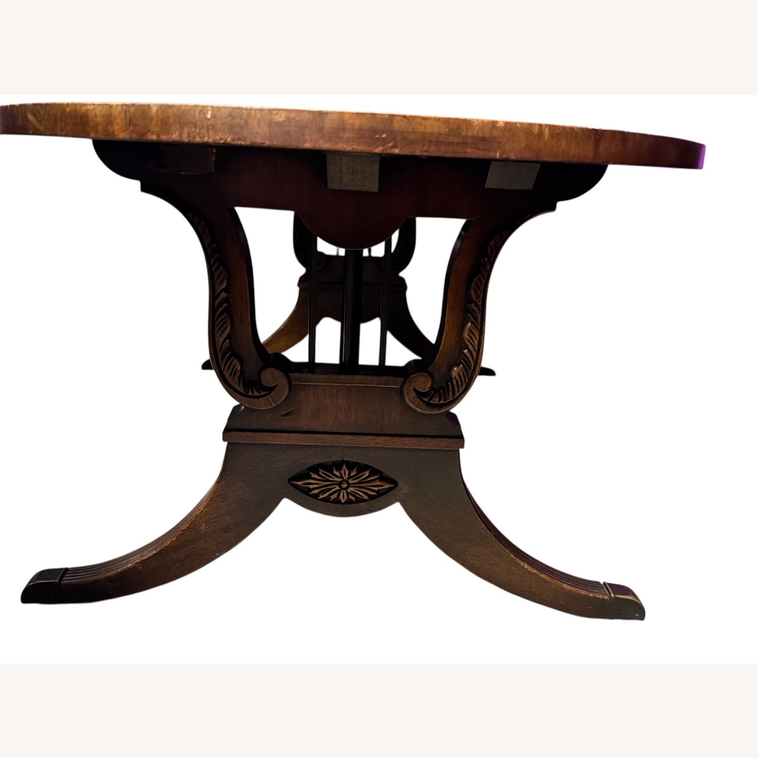 Vintage Regency Revival Tooled Leather Tops 1947 - image-10