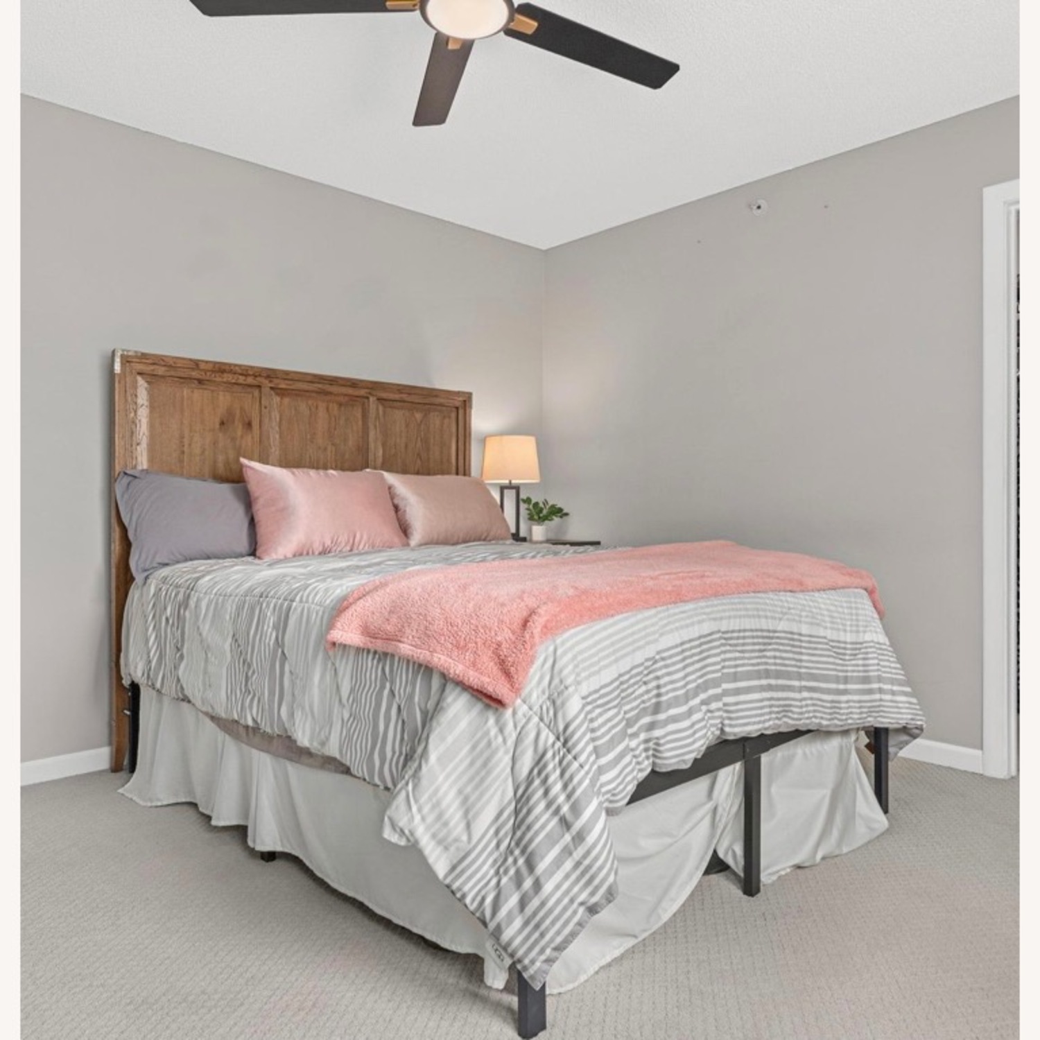 Restoration Hardware Cayden Campaign Brown Wood Headboard - image-1