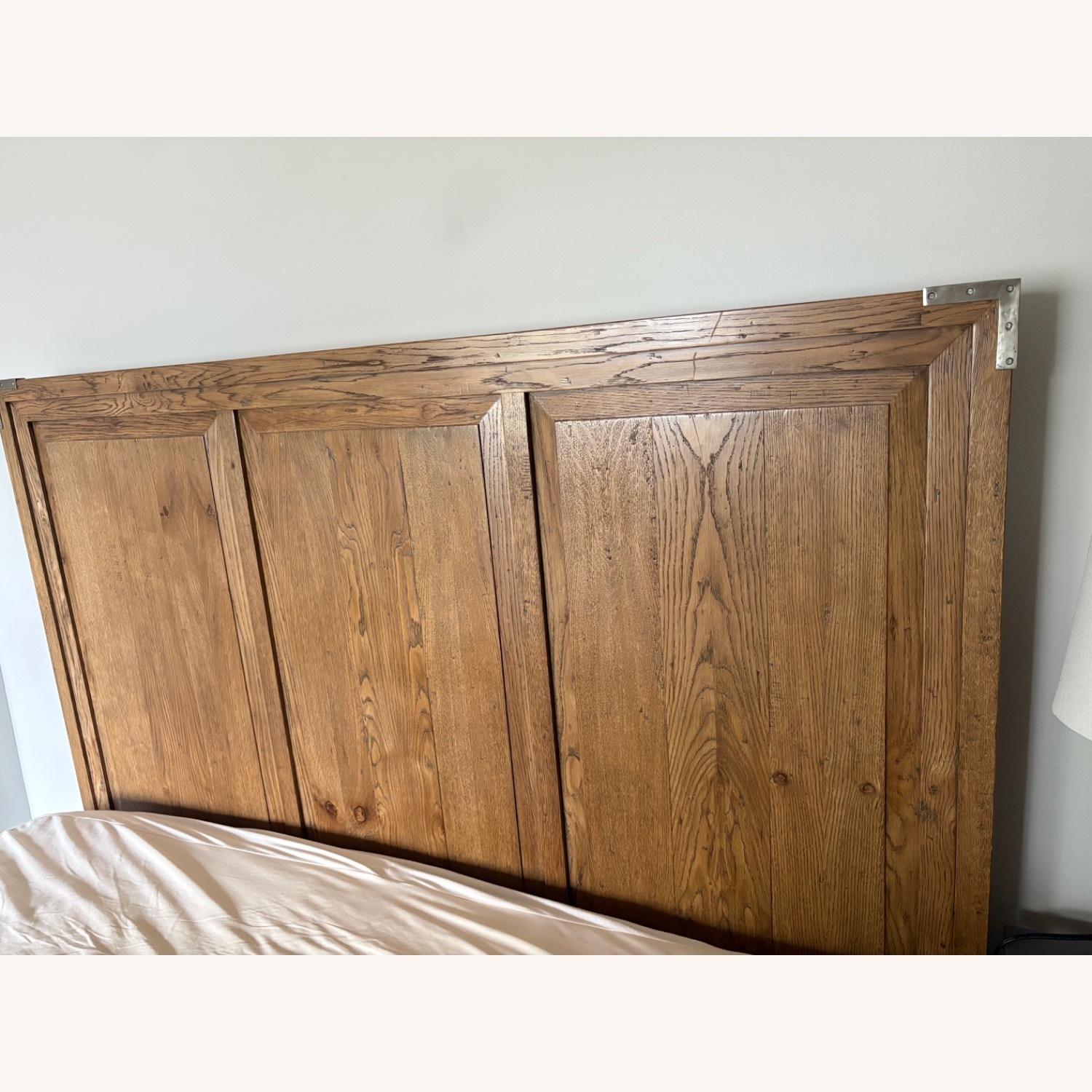 Restoration Hardware Cayden Campaign Brown Wood Headboard - image-3