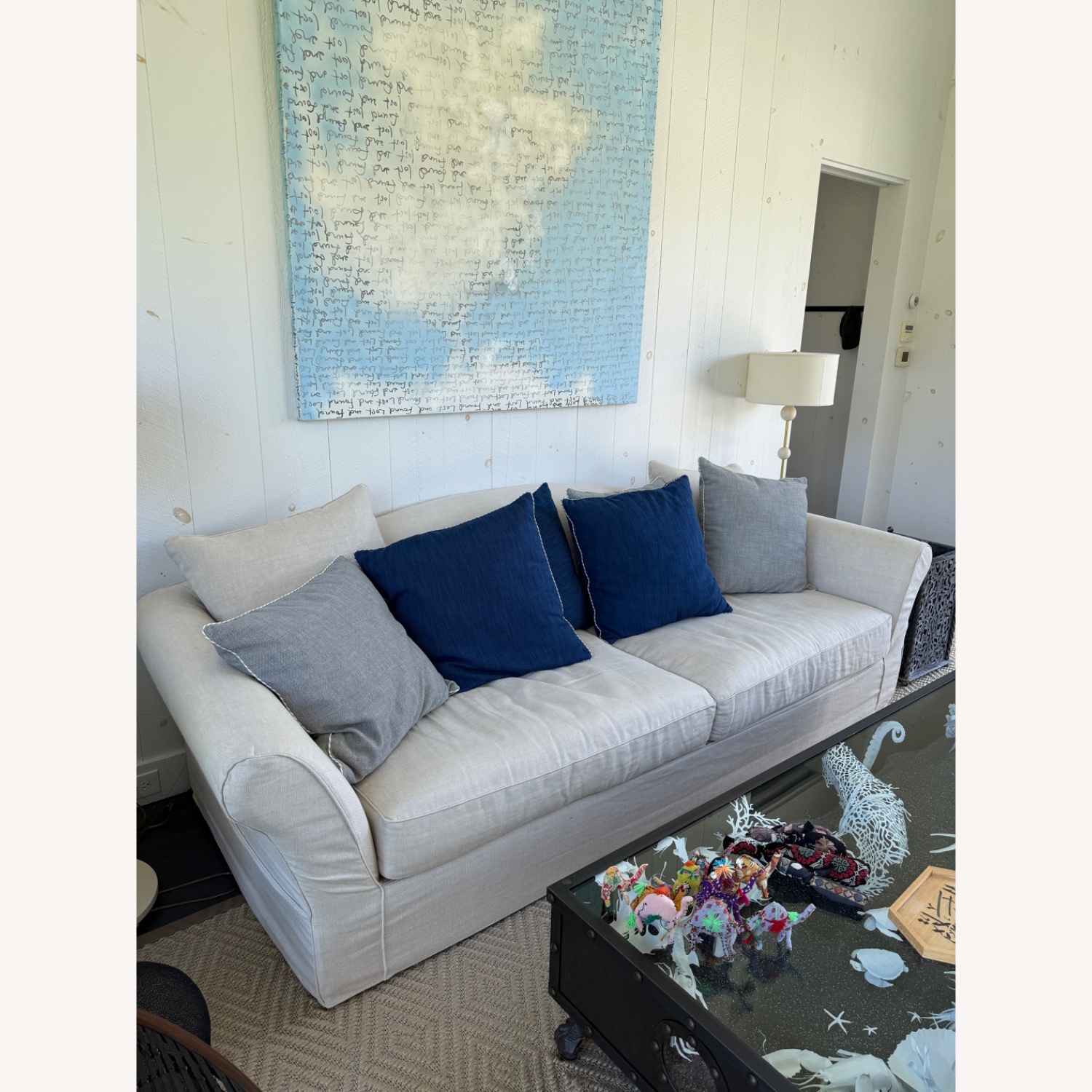 RH Camelback Slipcovered Sofa - image-1