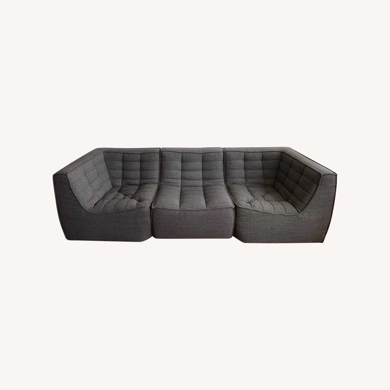  ABC Carpet/Industry West Ethnicraft Modular Sofa - image-0