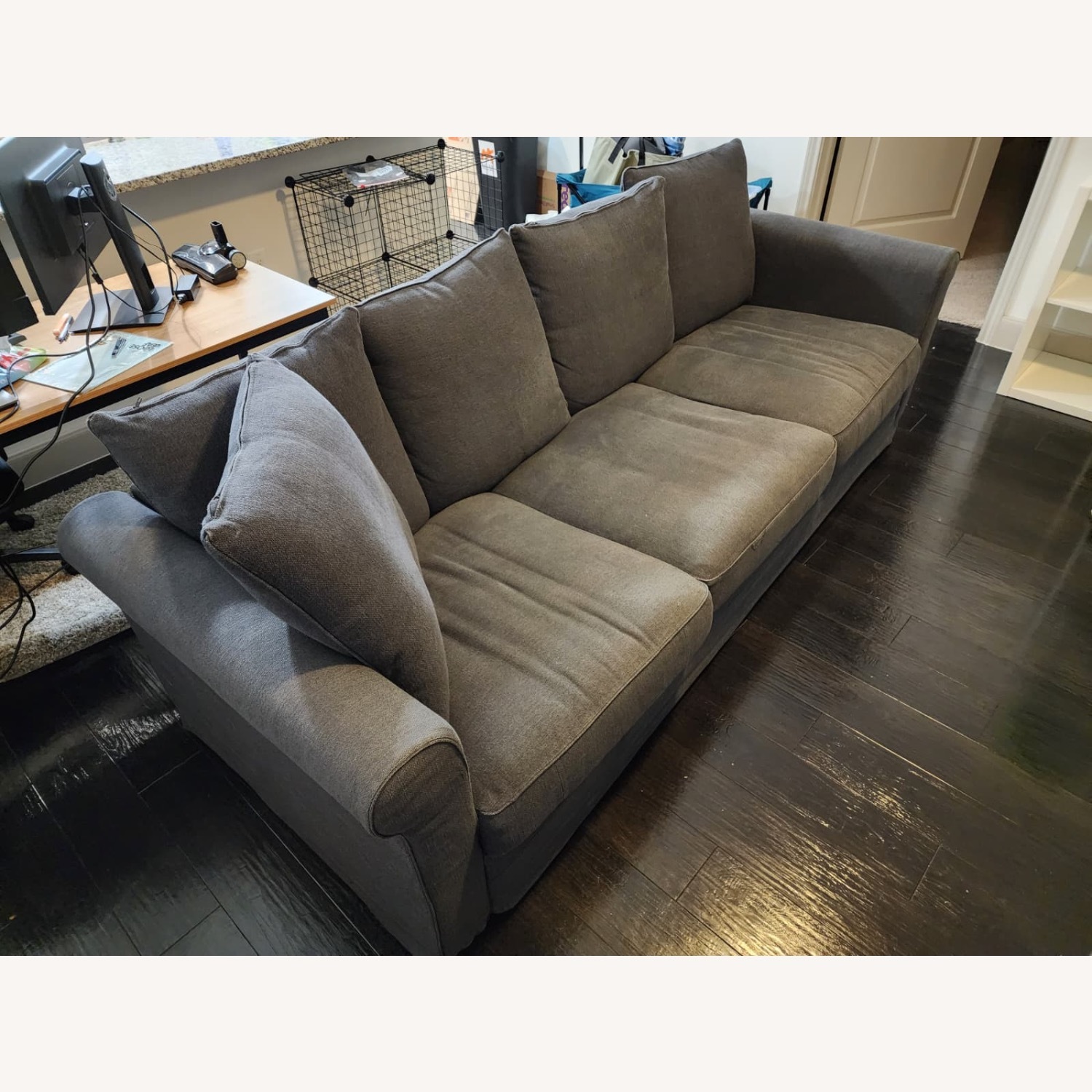 IKEA GRÖNLID 3+ Seater Dark Grey Sofa - image-2
