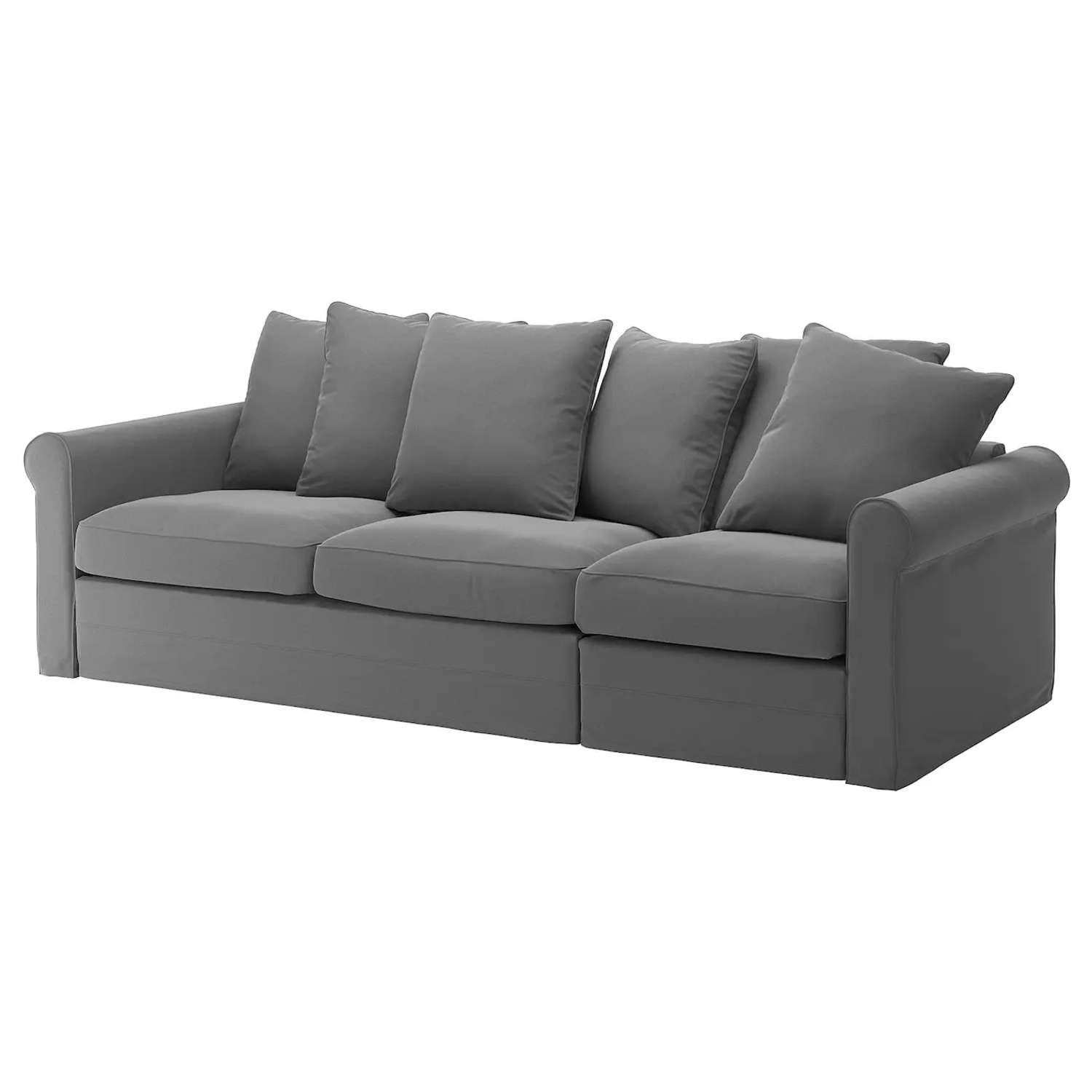 IKEA GRÖNLID 3+ Seater Dark Grey Sofa - image-6