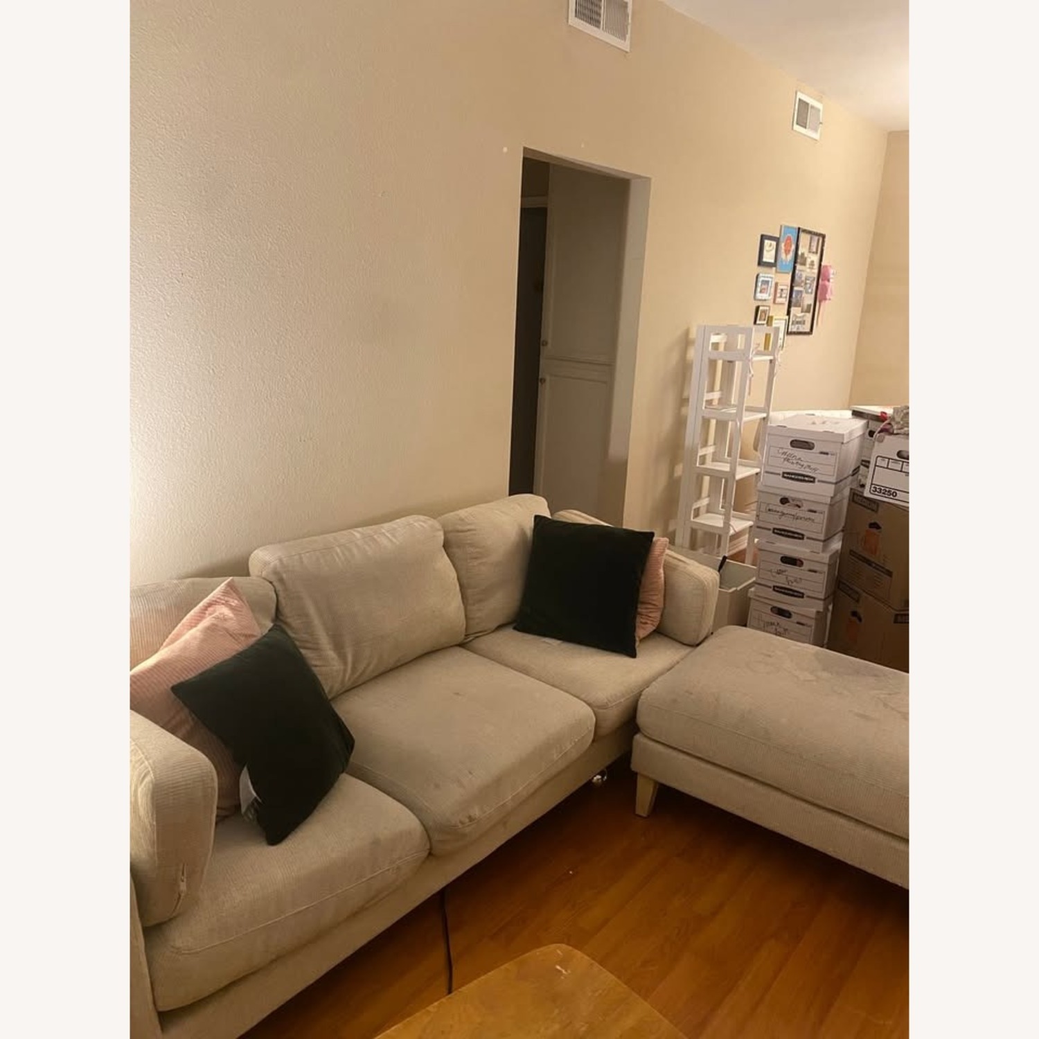 World Market Noelle L Shaped Couch - image-3