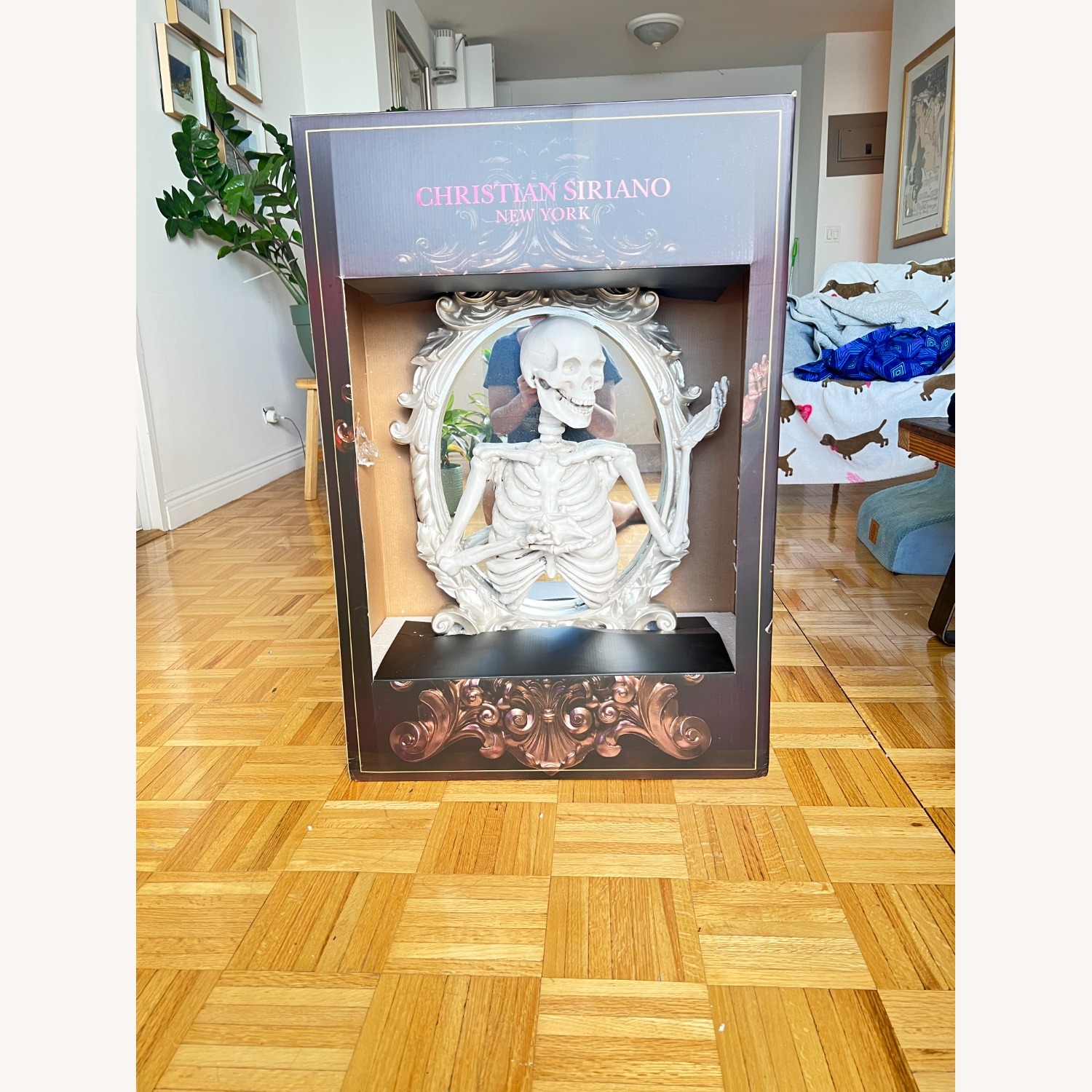 Cristian Siriano Skeleton Mirror - image-2