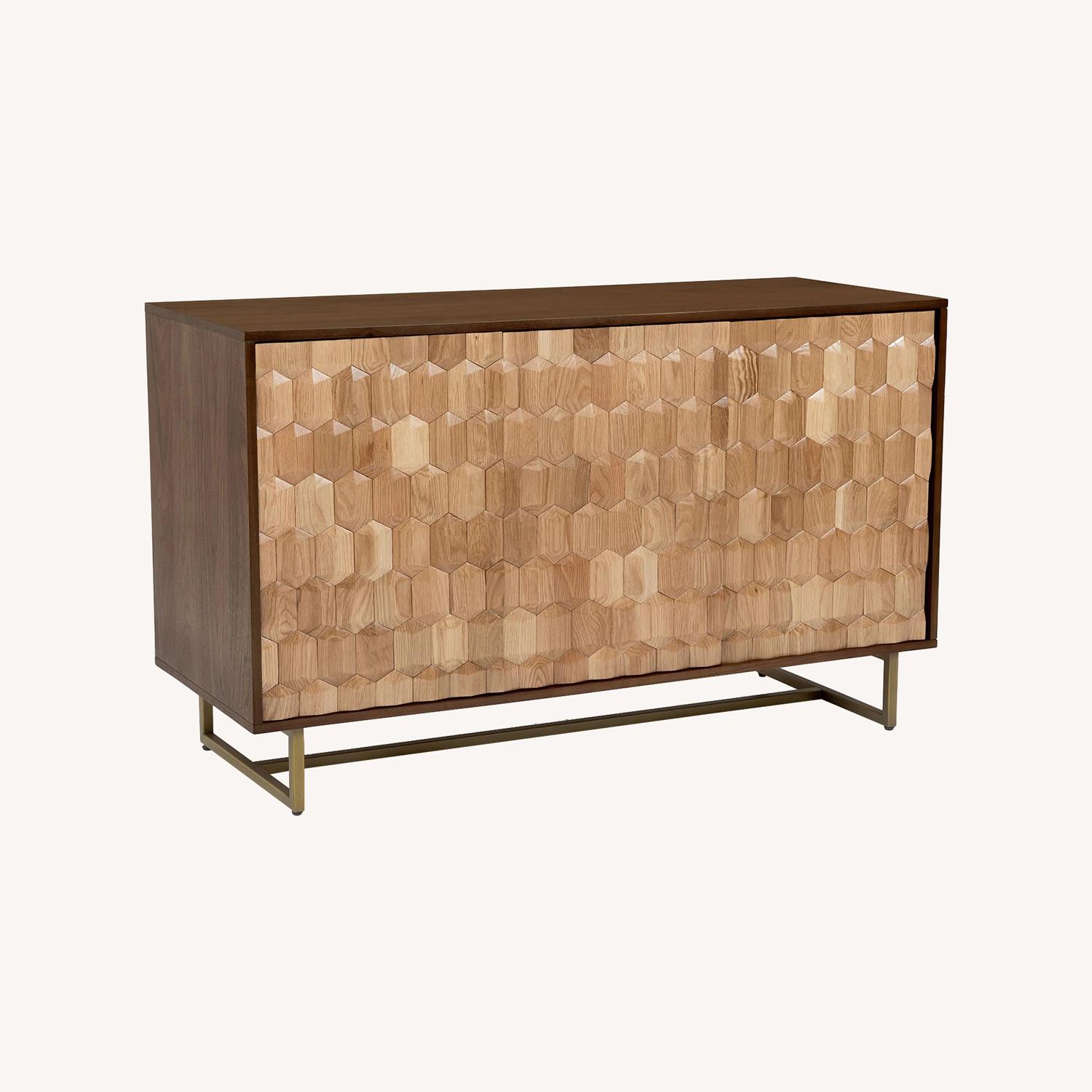 Article Geome 51" Sideboard - Walnut and Oak - image-0