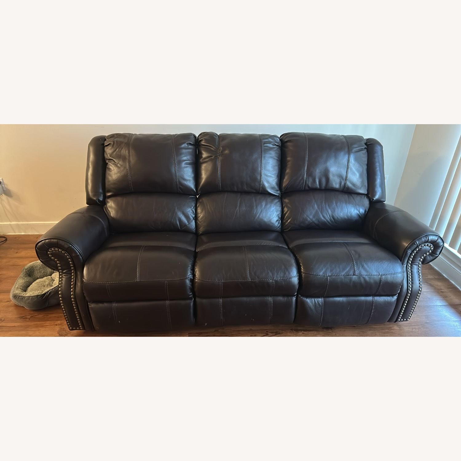 Leather 2 Piece Sofa - image-1