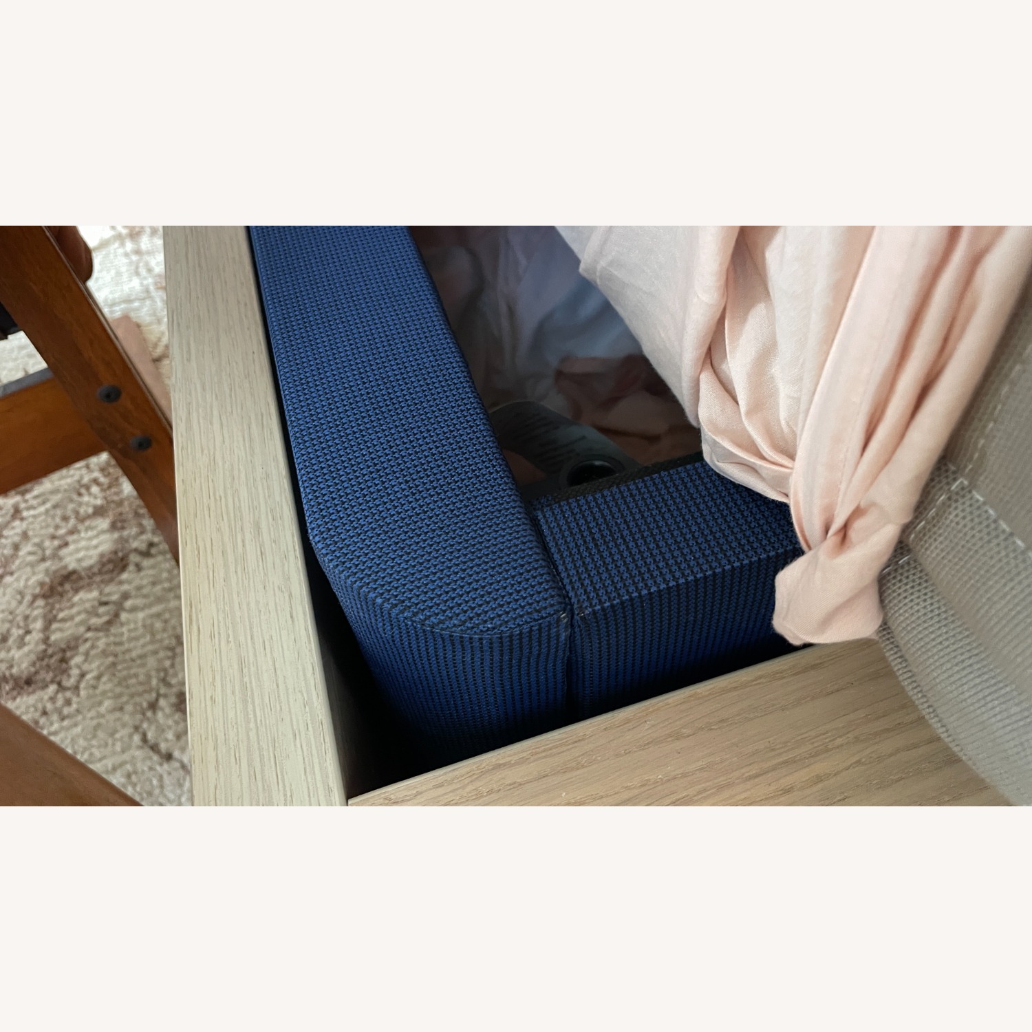 IKEA Platform King Bed Frame Malm W Drawers - image-7