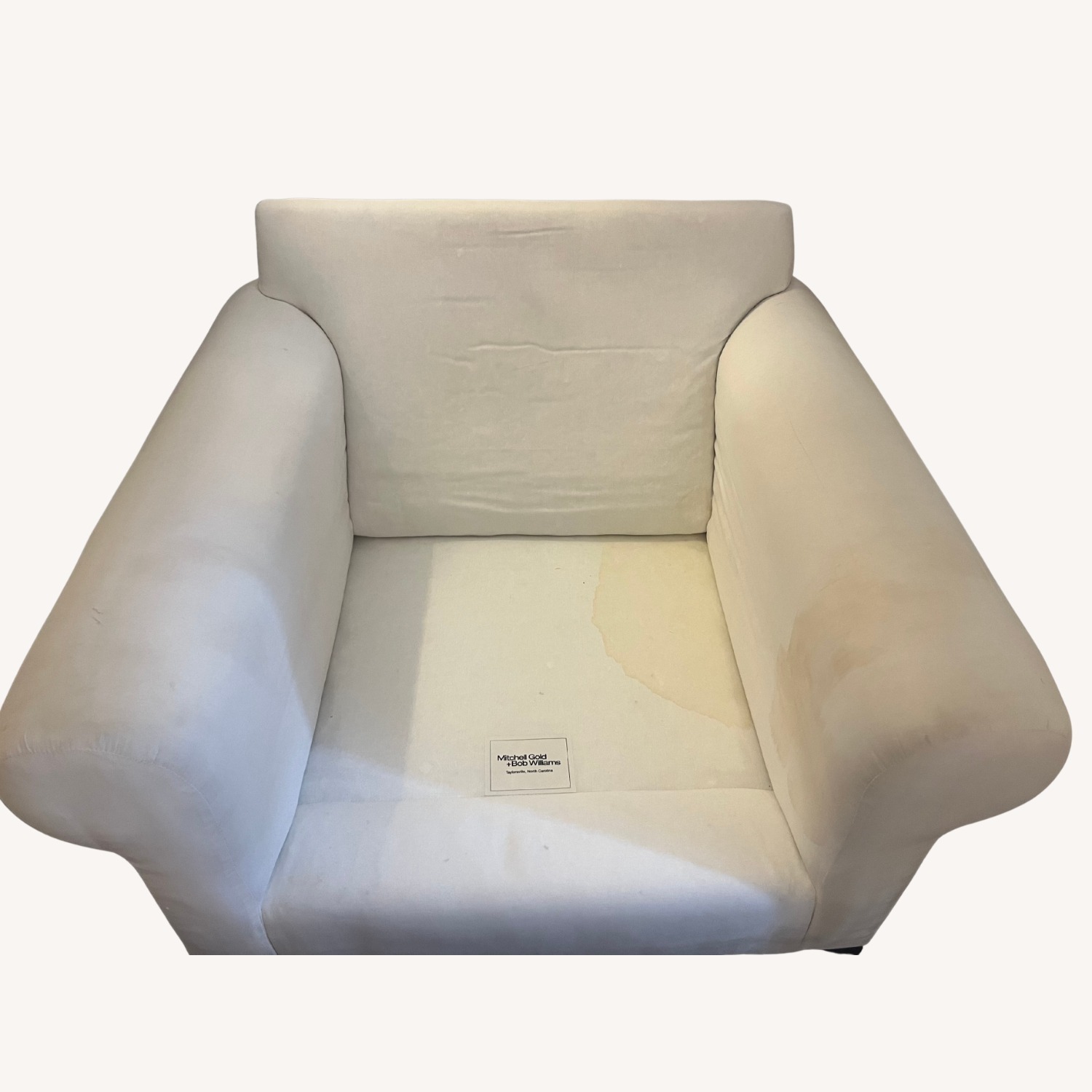 Mitchell Gold + Bob Williams Alexa White Armchair - image-5